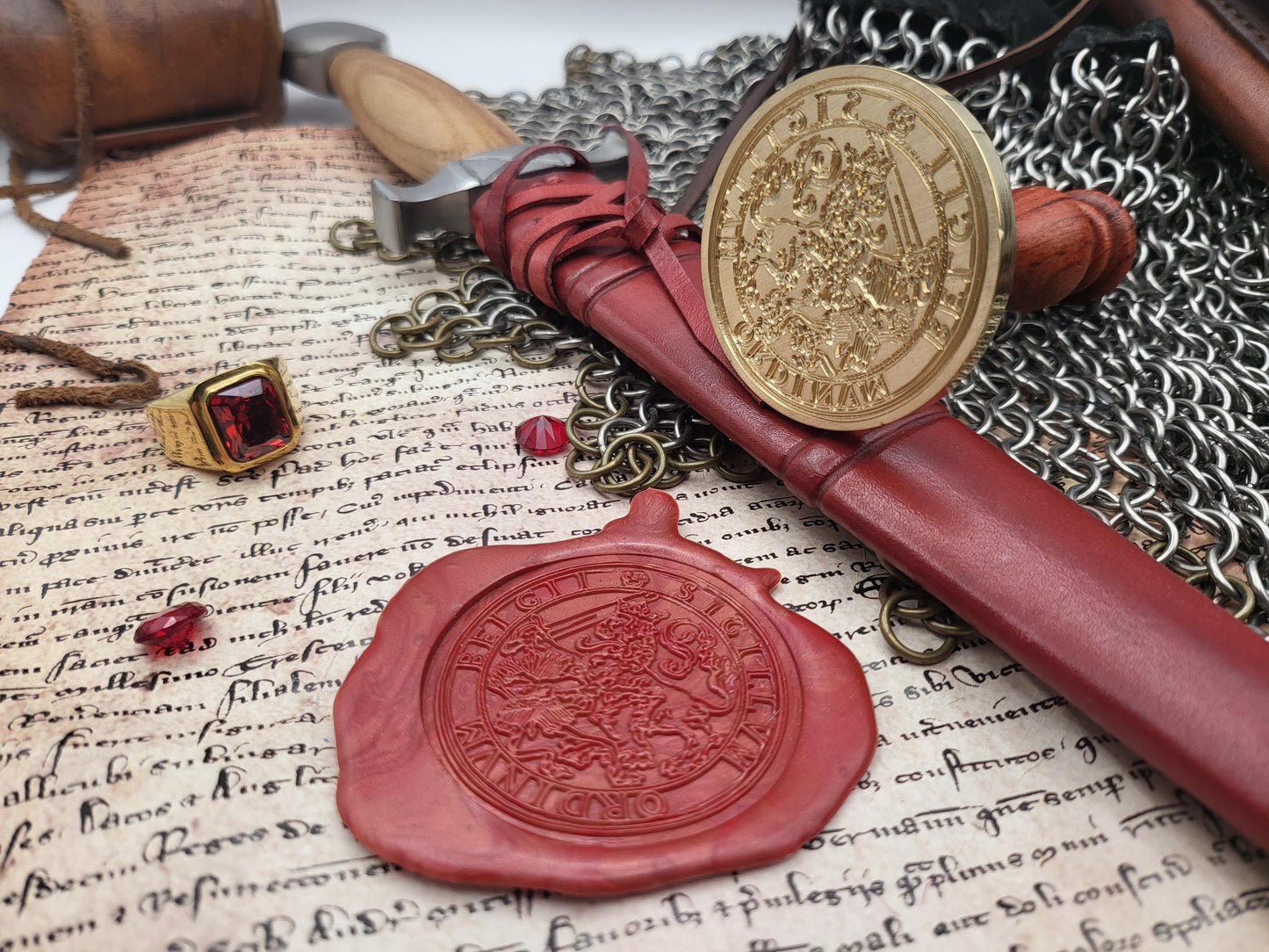 Seal of the Dutch Republic (1579) - Staten-Generaal van de zeven verenigde Nederlanden - Wax Seal Stamp - 16th Century Historical Wax Seal