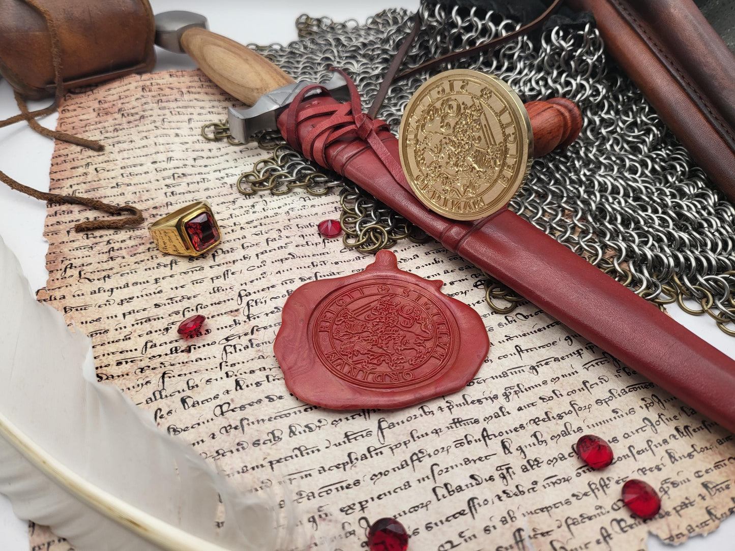 Seal of the Dutch Republic (1579) - Staten-Generaal van de zeven verenigde Nederlanden - Wax Seal Stamp - 16th Century Historical Wax Seal