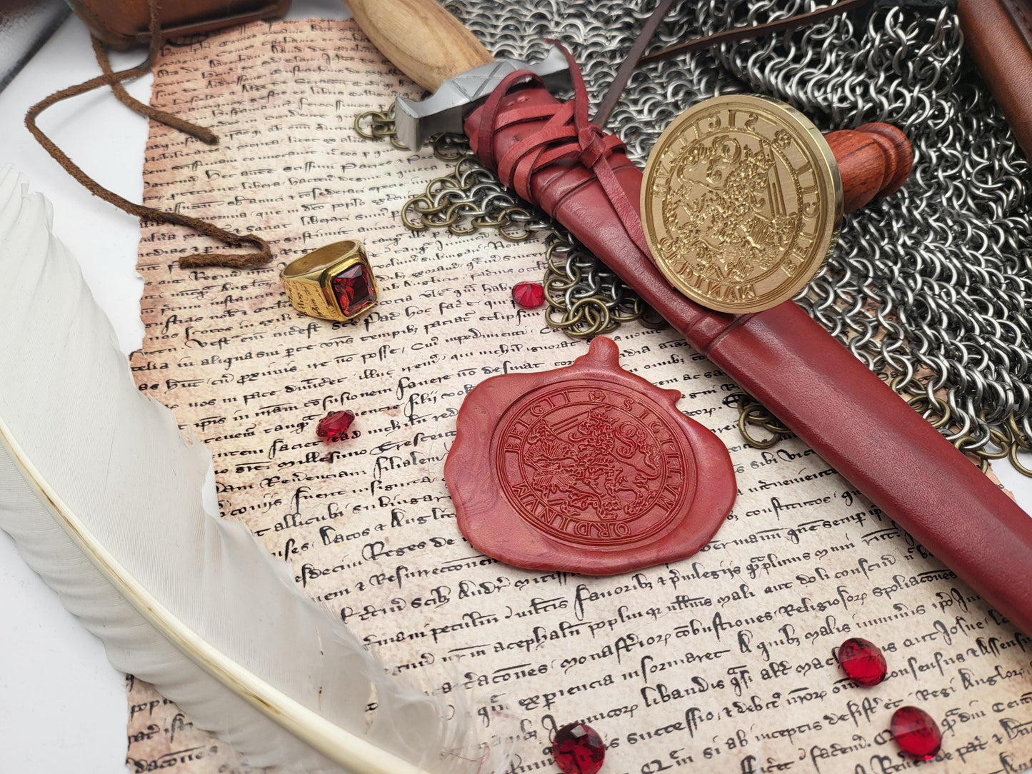 Seal of the Dutch Republic (1579) - Staten-Generaal van de zeven verenigde Nederlanden - Wax Seal Stamp - 16th Century Historical Wax Seal