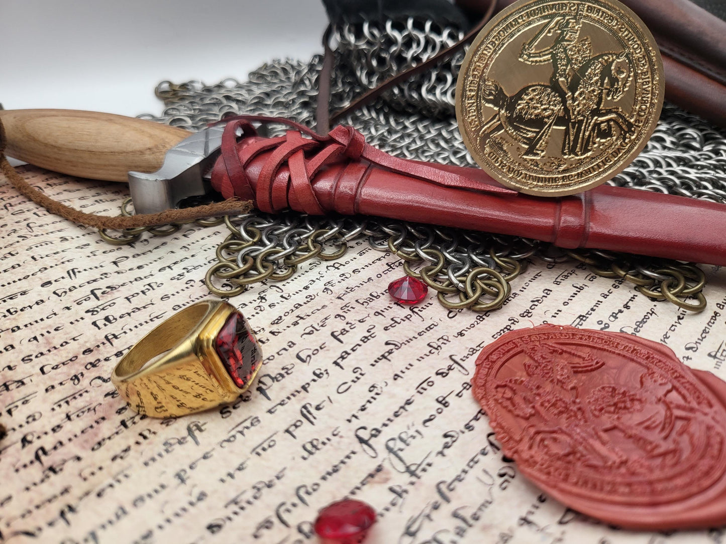 The Black Prince - Edward of Woodstock, Prince of Wales - 14th Century Historical Wax Seal