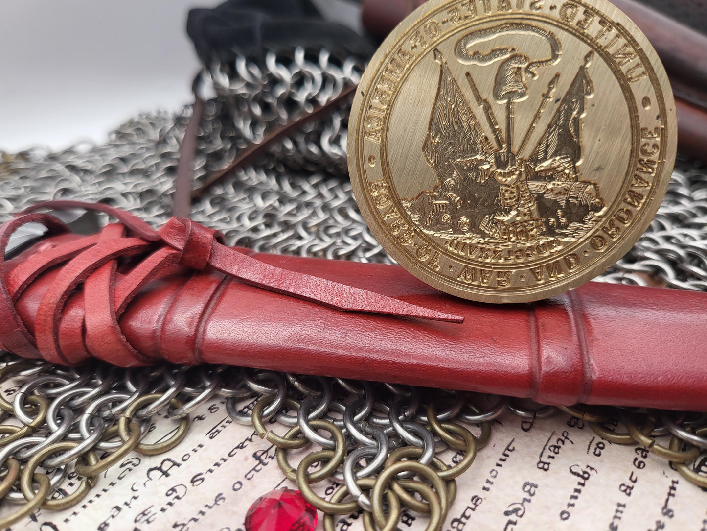 Seal of the Board of War and Ordnance – Continental Congress – 18th Century Wax Seal Stamp