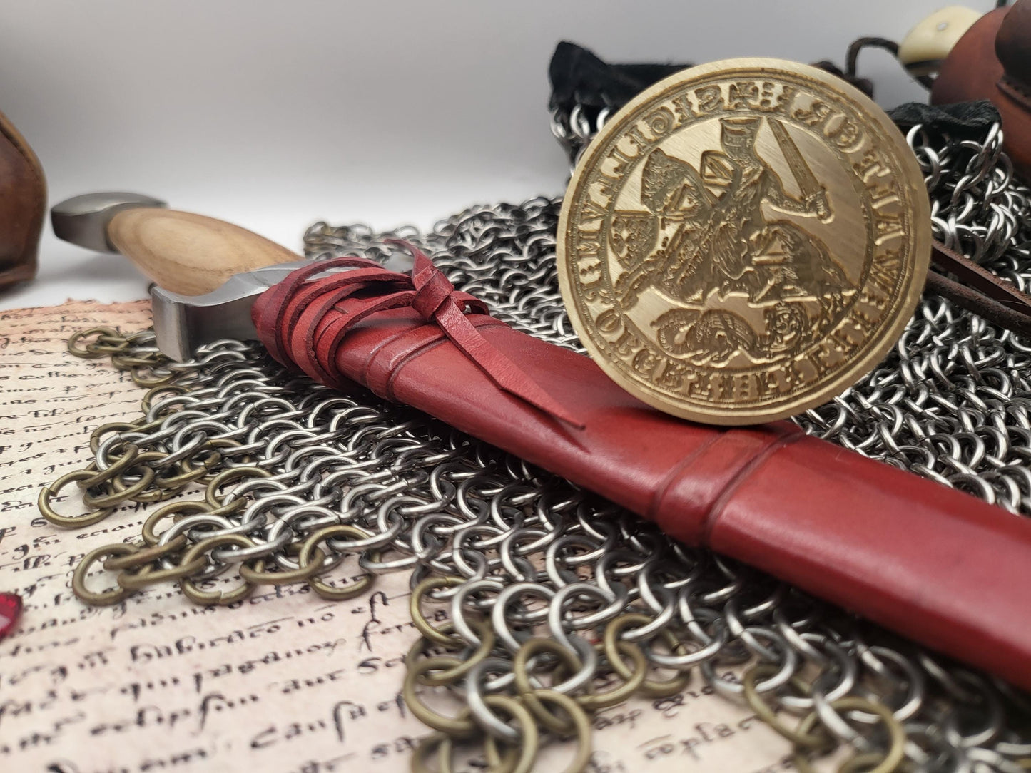 Robert Fitzwalter - 12th Century Wax Seal Stamp – Magna Carta Baron and “Marshal of the Army of God and Holy Church”