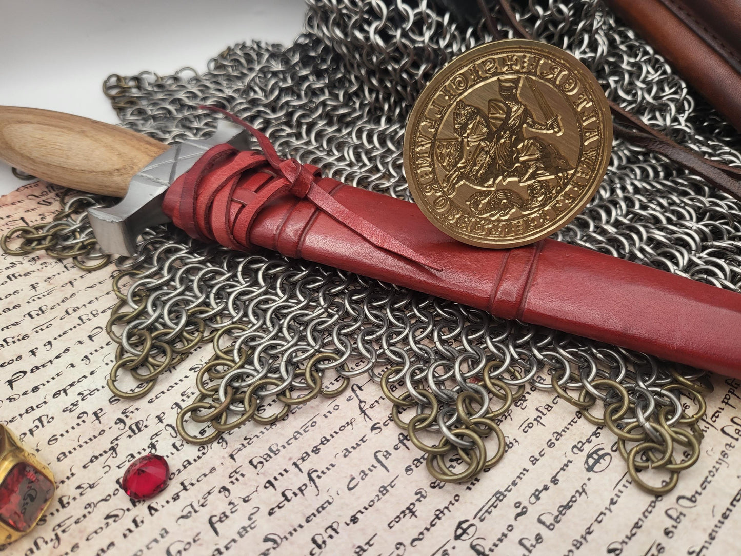 Robert Fitzwalter - 12th Century Wax Seal Stamp – Magna Carta Baron and “Marshal of the Army of God and Holy Church”
