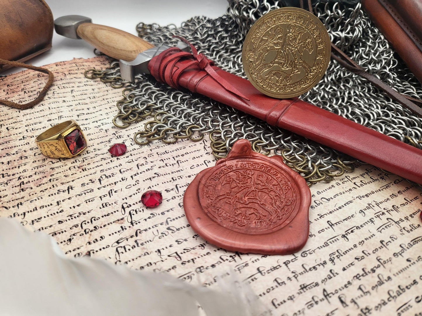 Simon de Montfort V, 6th Earl of Leicester - 13th Century Wax Seal Stamp – The 2nd Barons War and
