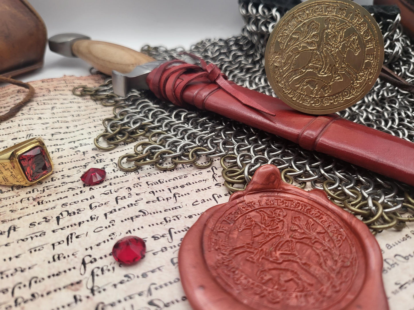Simon de Montfort V, 6th Earl of Leicester - 13th Century Wax Seal Stamp – The 2nd Barons War and