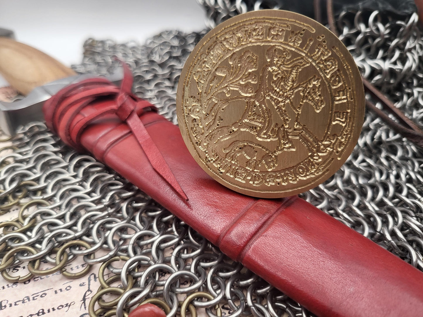 Simon de Montfort V, 6th Earl of Leicester - 13th Century Wax Seal Stamp – The 2nd Barons War and