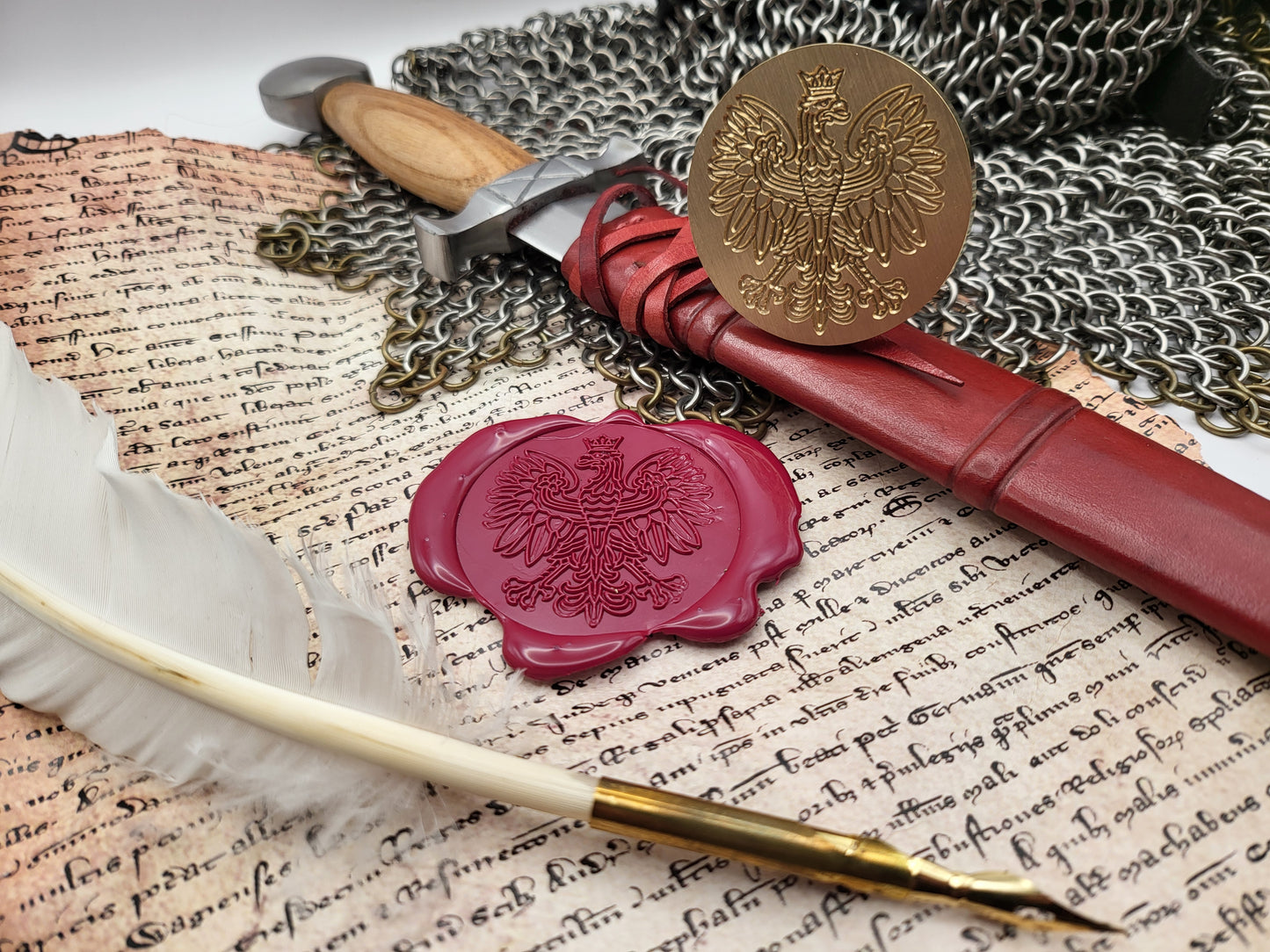 Coat of Arms of Poland -  Wax Seal Stamp