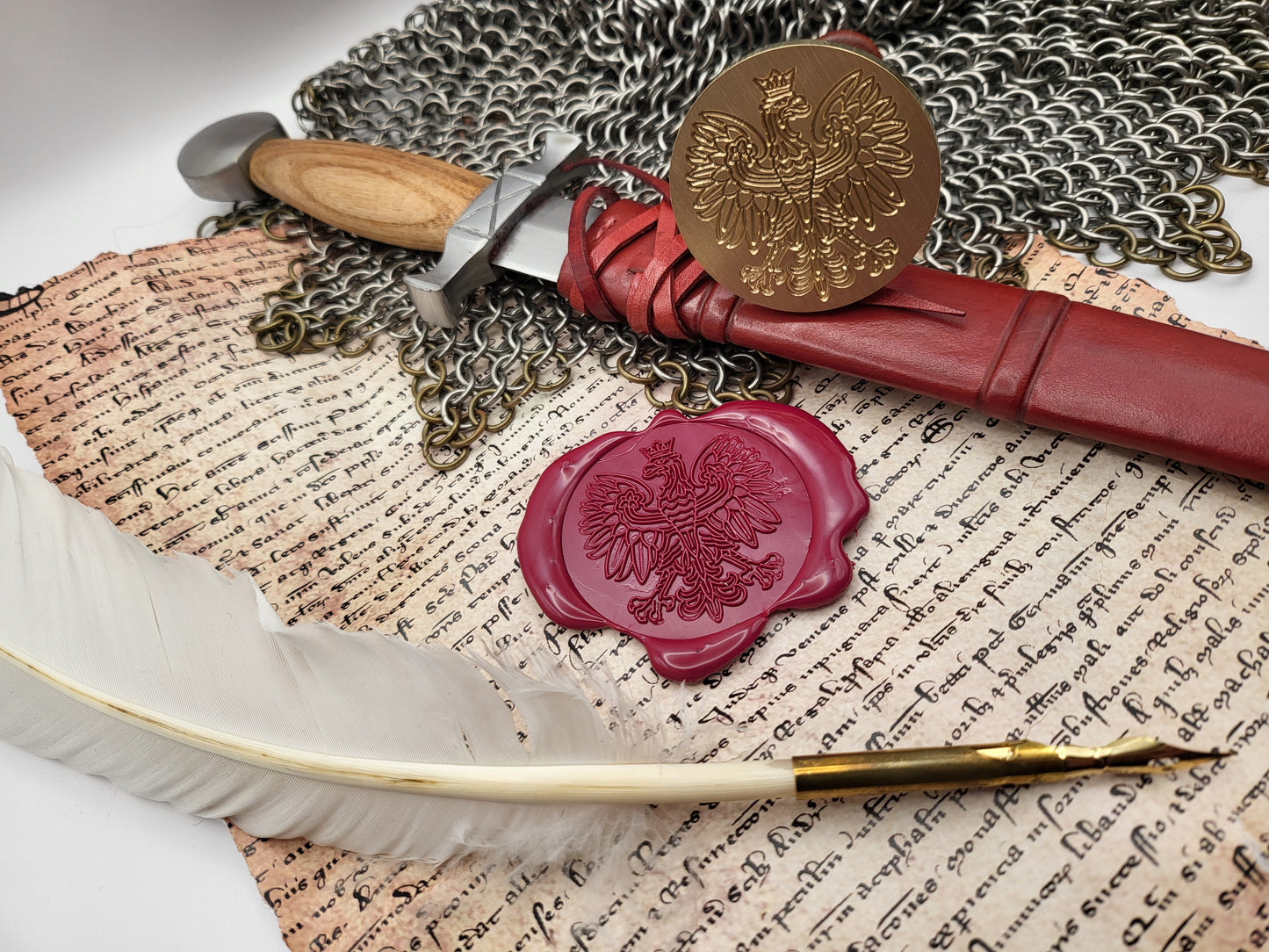 Coat of Arms of Poland -  Wax Seal Stamp