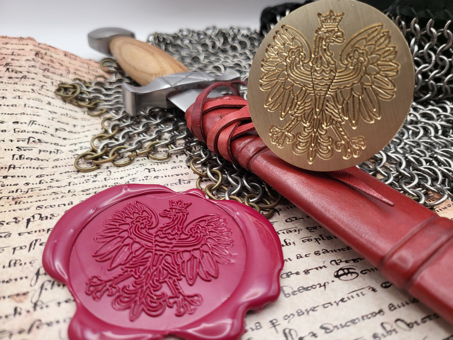 Coat of Arms of Poland -  Wax Seal Stamp