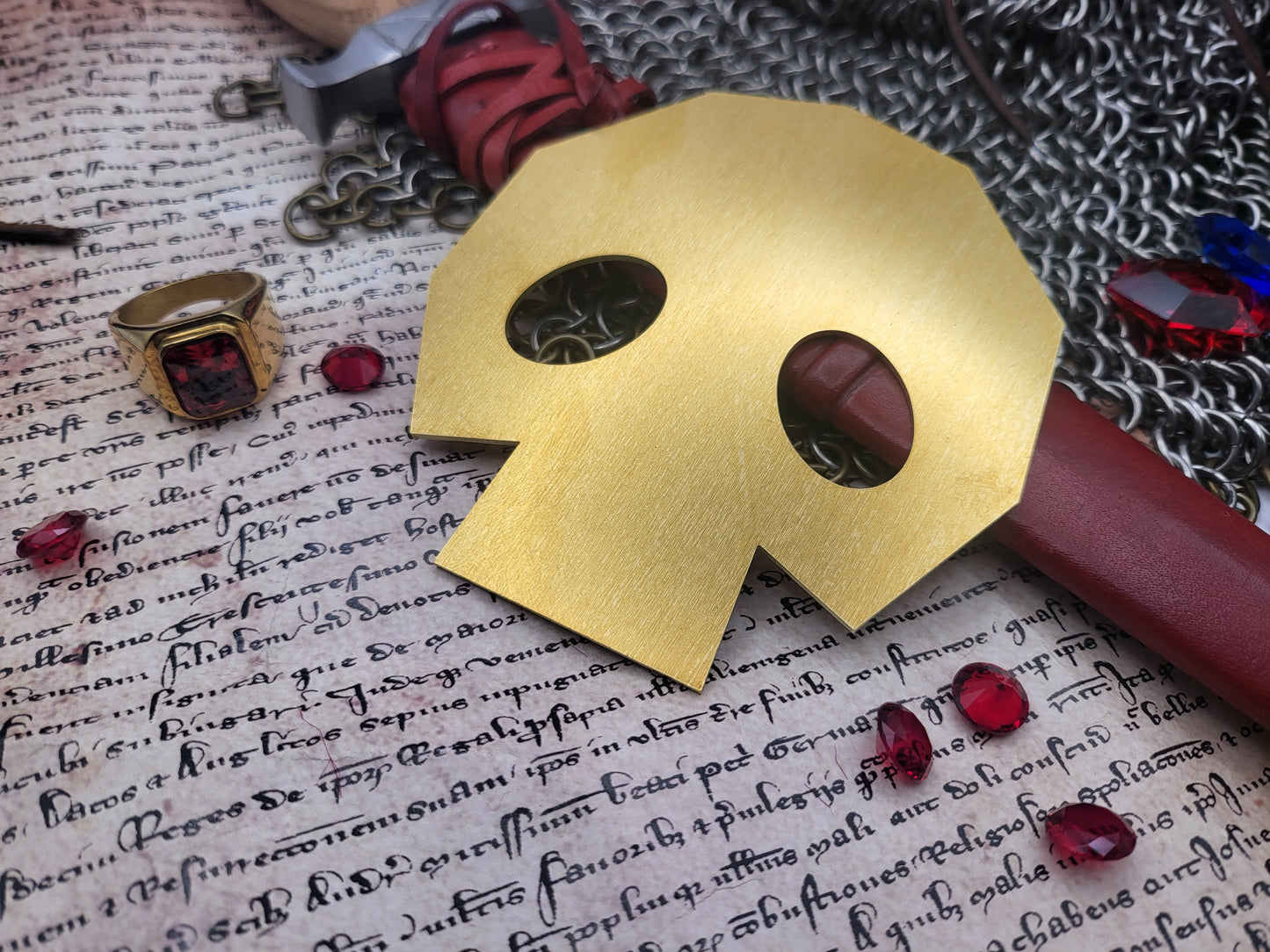 Gold Skulltula Token - Lifesize Brass Replica - The Legend of Zelda: Ocarina of Time & Majora's Mask - NobleSeals