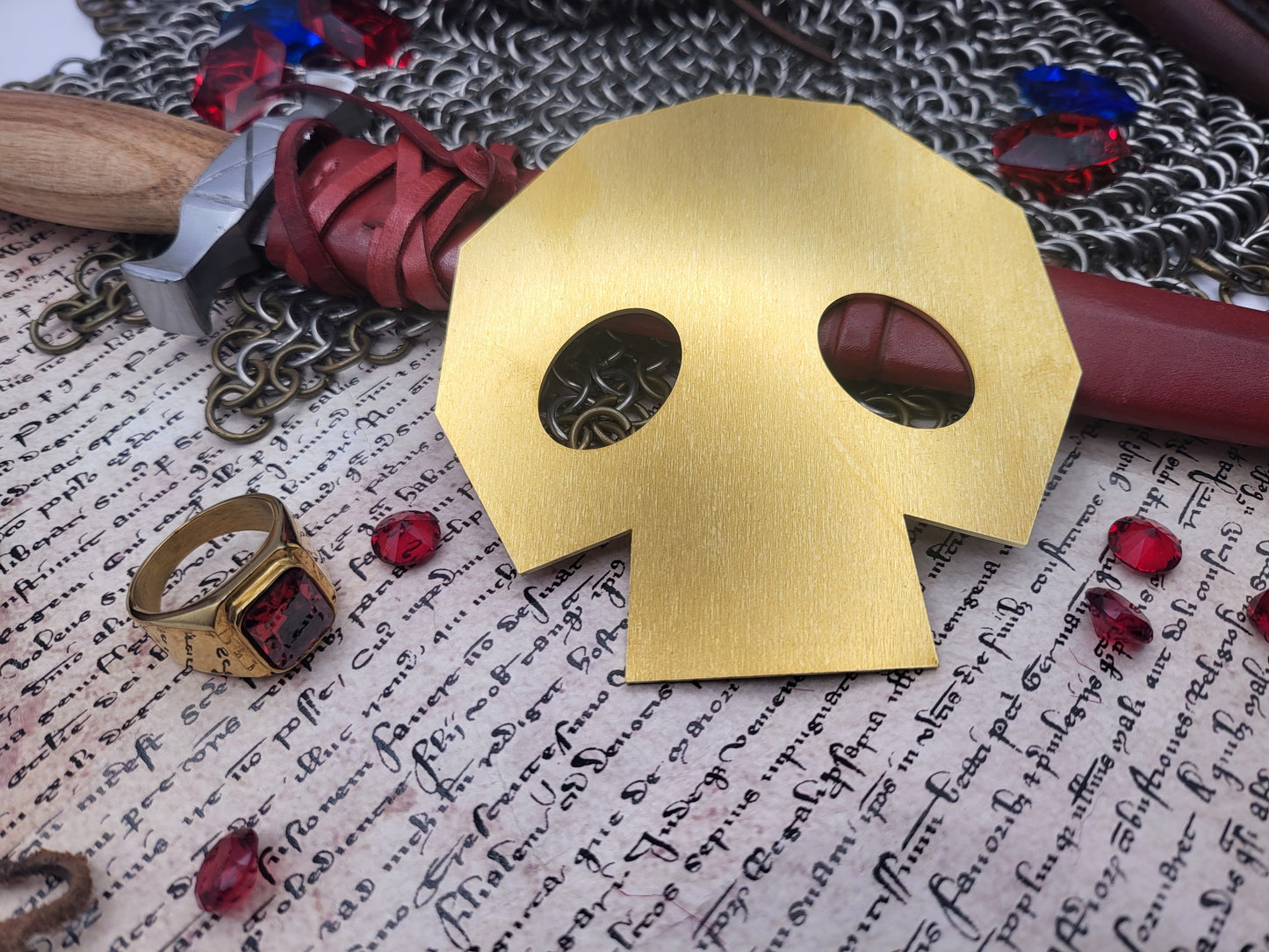 Gold Skulltula Token - Lifesize Brass Replica - The Legend of Zelda: Ocarina of Time & Majora's Mask - NobleSeals