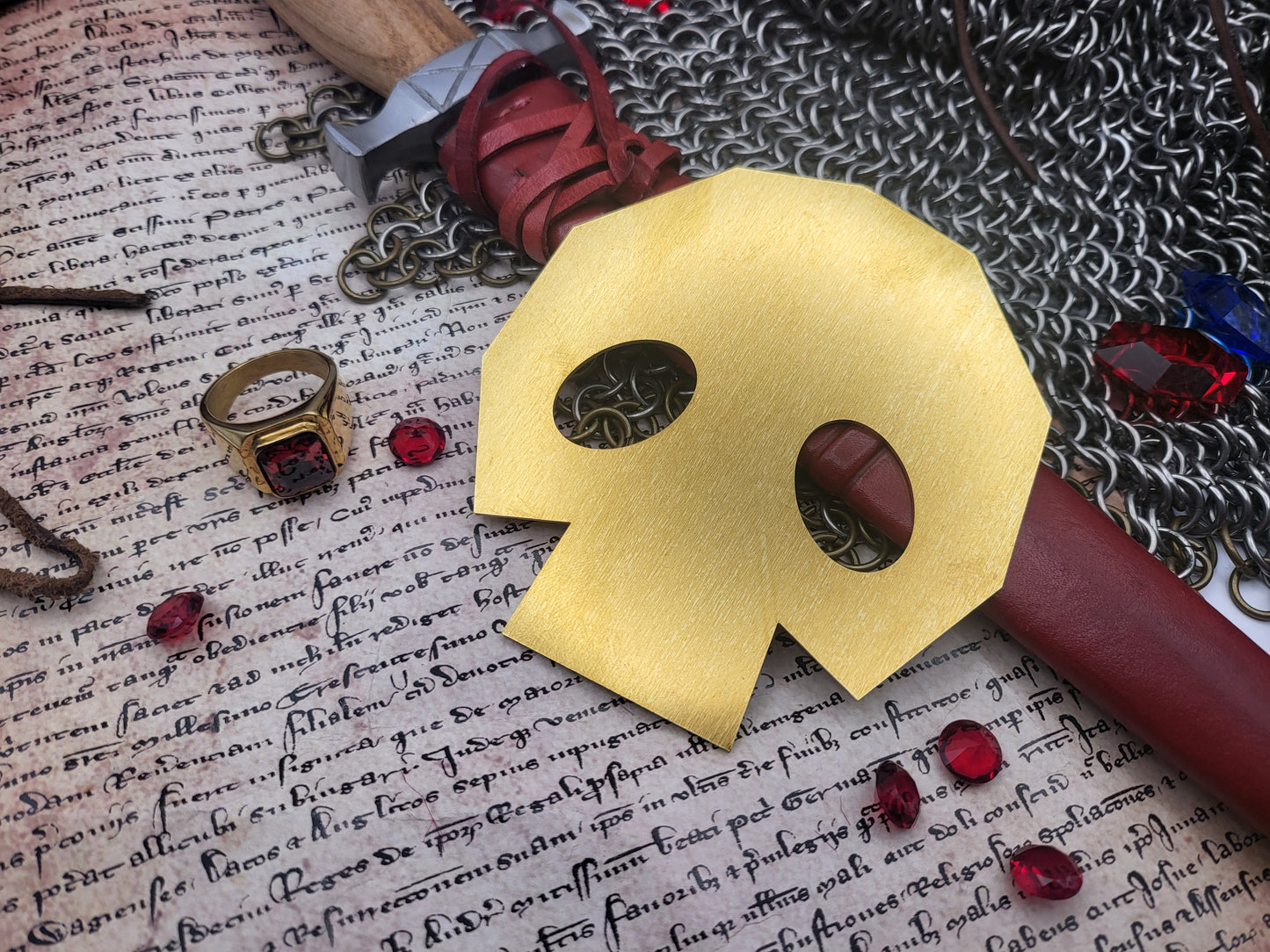 Gold Skulltula Token - Lifesize Brass Replica - The Legend of Zelda: Ocarina of Time & Majora's Mask - NobleSeals