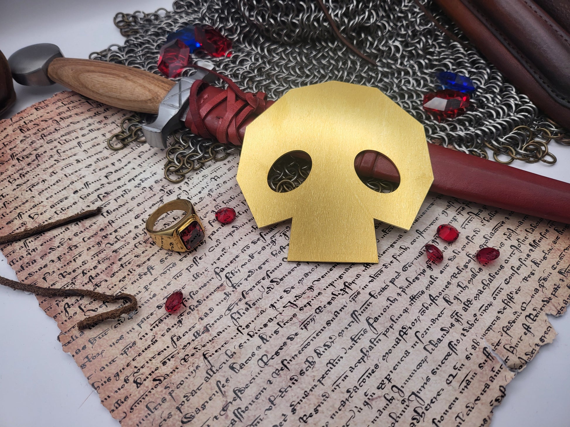 Gold Skulltula Token - Lifesize Brass Replica - The Legend of Zelda: Ocarina of Time & Majora's Mask - NobleSeals