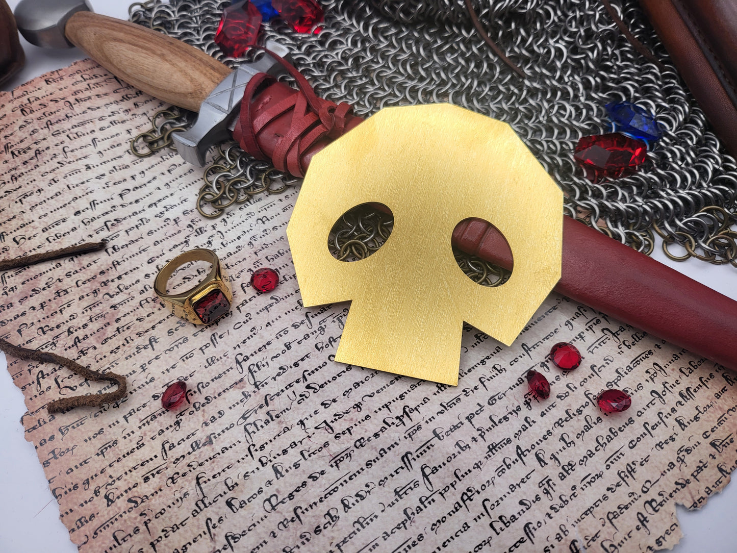 Gold Skulltula Token - Lifesize Brass Replica - The Legend of Zelda: Ocarina of Time & Majora's Mask - NobleSeals