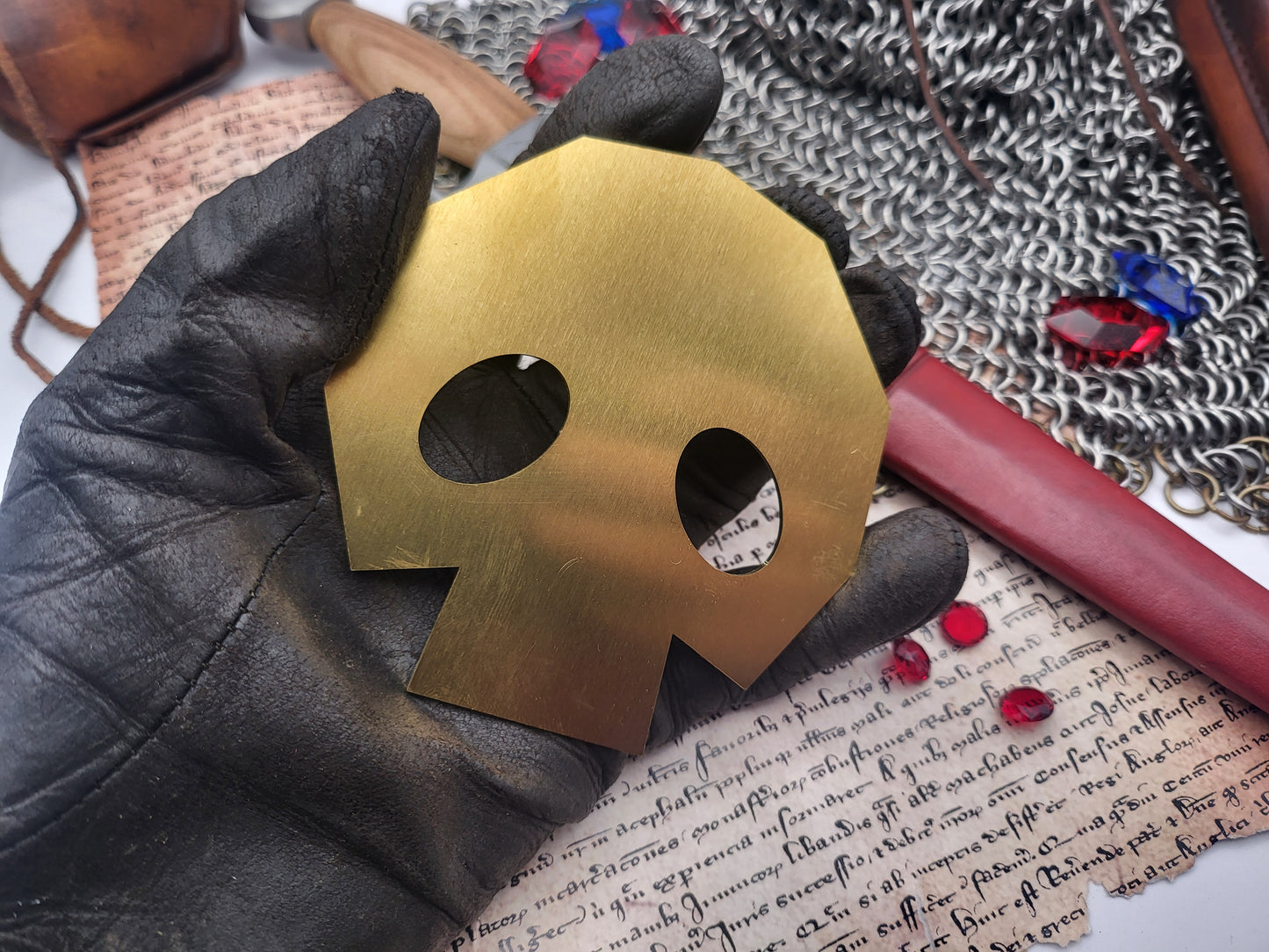 Gold Skulltula Token - Lifesize Brass Replica - The Legend of Zelda: Ocarina of Time & Majora's Mask - NobleSeals