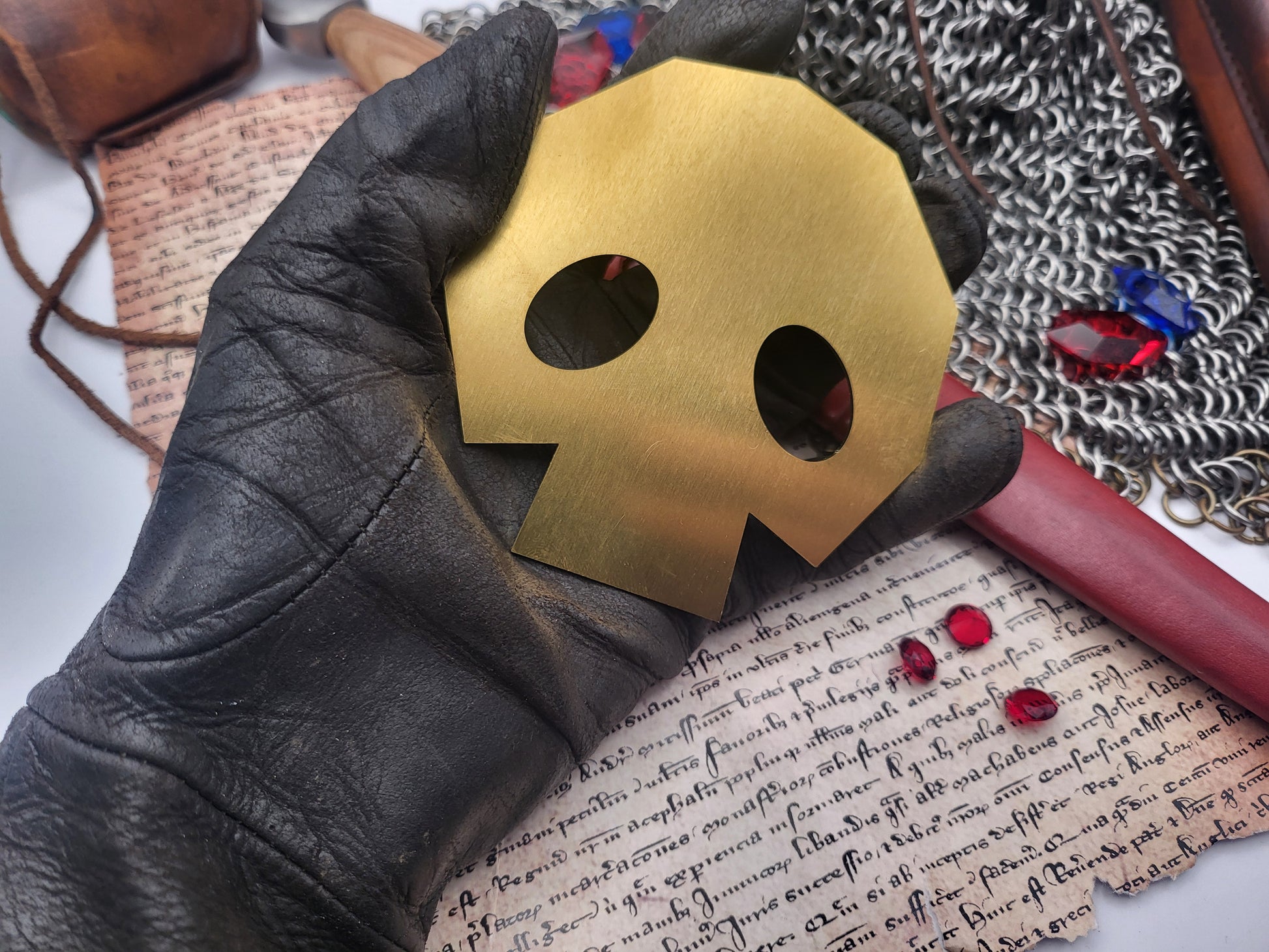 Gold Skulltula Token - Lifesize Brass Replica - The Legend of Zelda: Ocarina of Time & Majora's Mask - NobleSeals