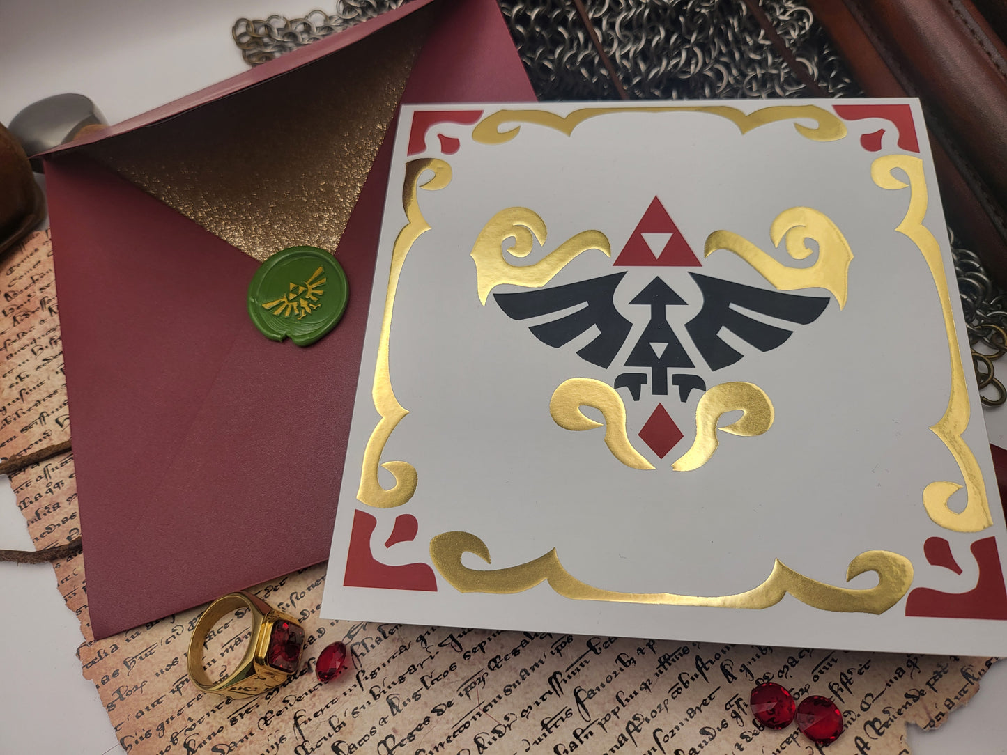 Zelda's Letter - Lifesize replica from Legend of Zelda: Ocarina of Time - 3DS Version - NobleSeals