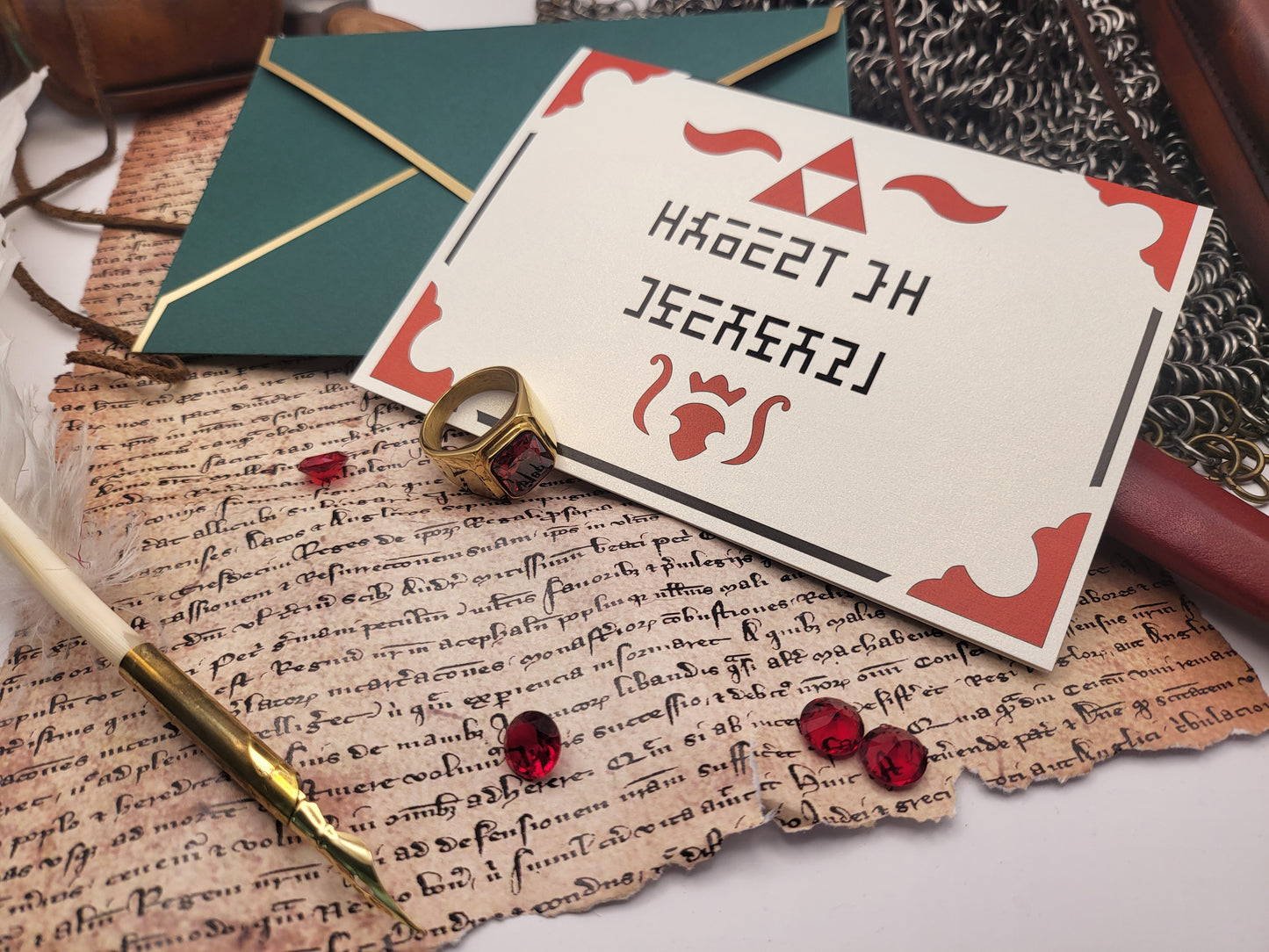 Zelda's Letter - Lifesize Replica from The Legend of Zelda: Ocarina of Time - N64 Version - NobleSeals