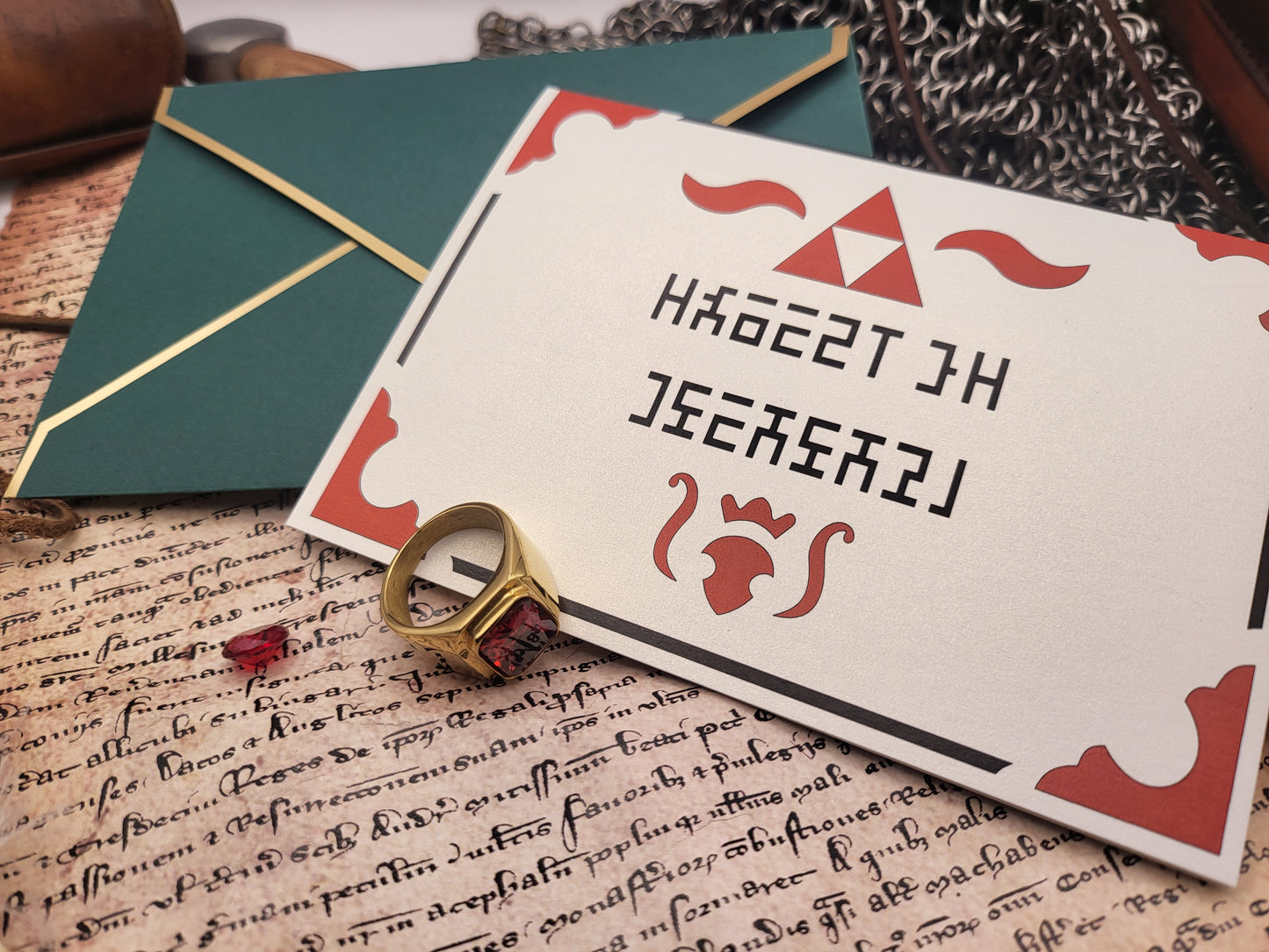 Zelda's Letter - Lifesize Replica from The Legend of Zelda: Ocarina of Time - N64 Version - NobleSeals