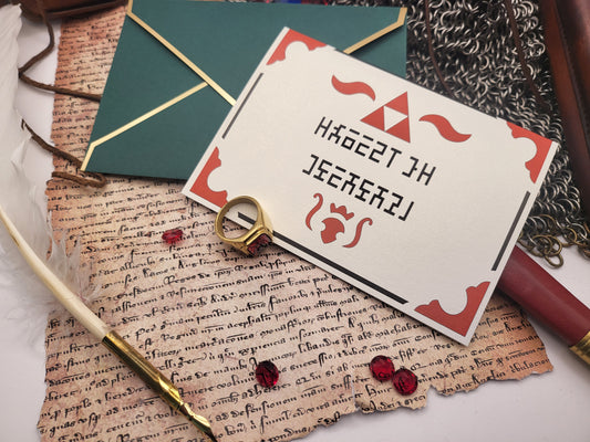 Zelda's Letter - Lifesize Replica from The Legend of Zelda: Ocarina of Time - N64 Version - NobleSeals