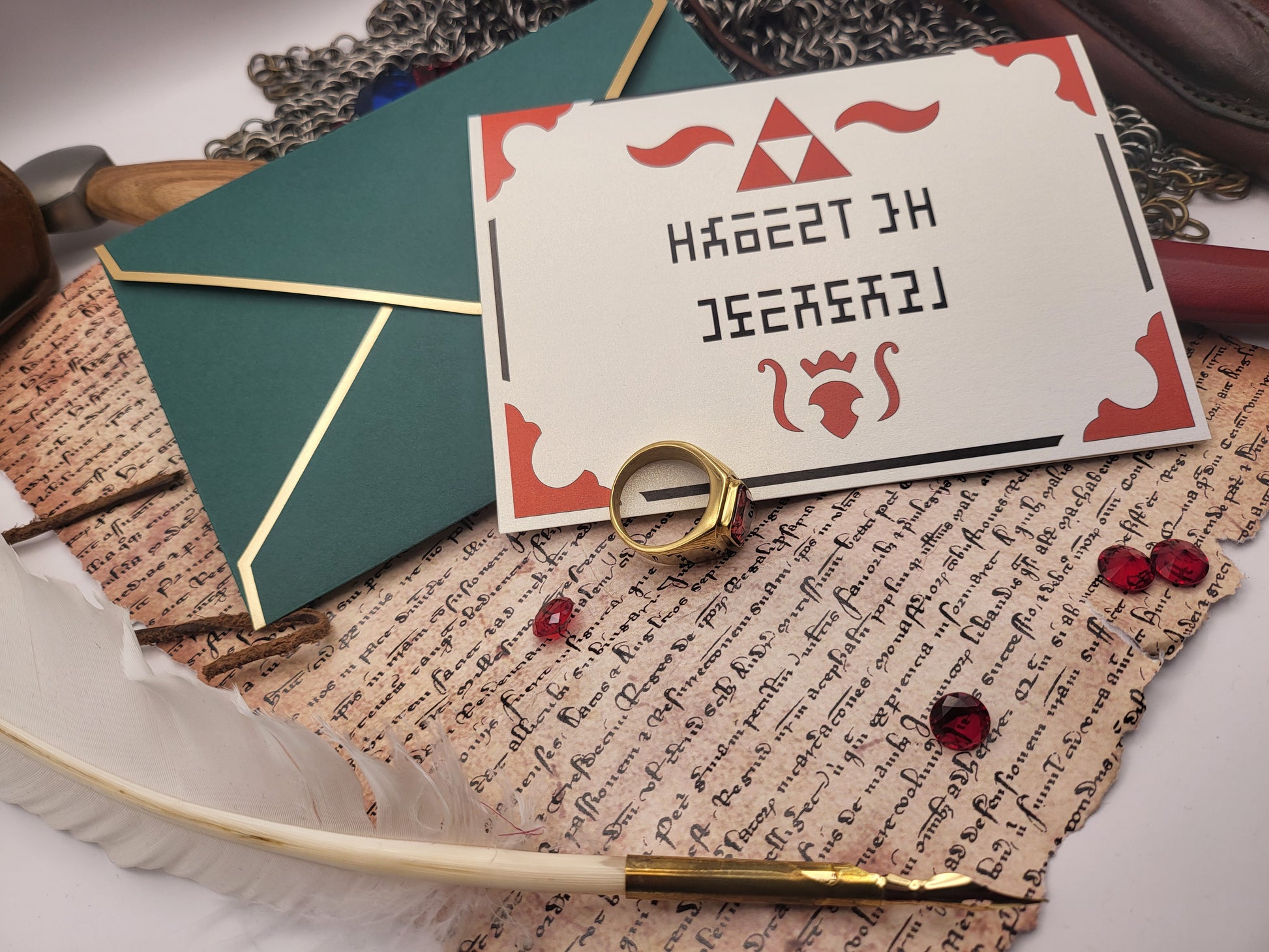 Zelda's Letter - Lifesize Replica from The Legend of Zelda: Ocarina of Time - N64 Version - NobleSeals