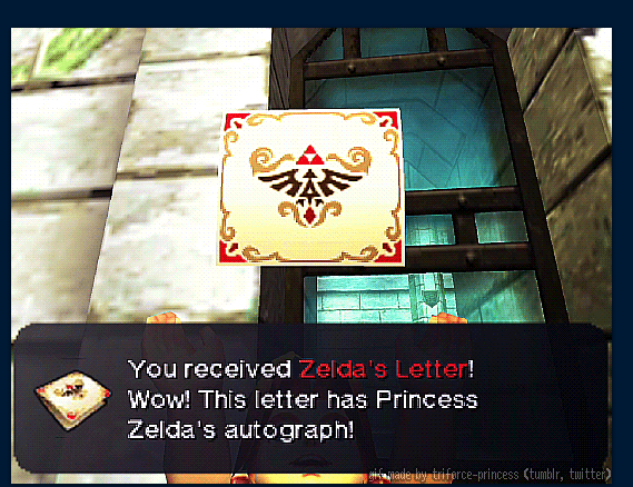 Zelda's Letter - Lifesize replica from Legend of Zelda: Ocarina of Time - 3DS Version - NobleSeals