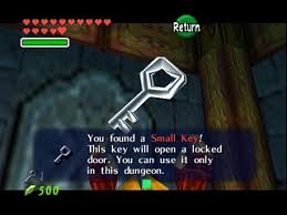 Small Key - Lifesize Metal Replica - The Legend Of Zelda: Ocarina of Time & Majora's Mask