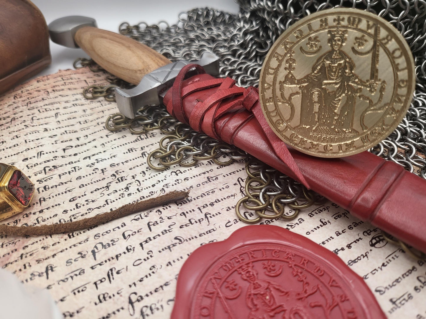 Richard the First "The Lionheart" of England - 12th Century Historical Wax Seal of the Realm