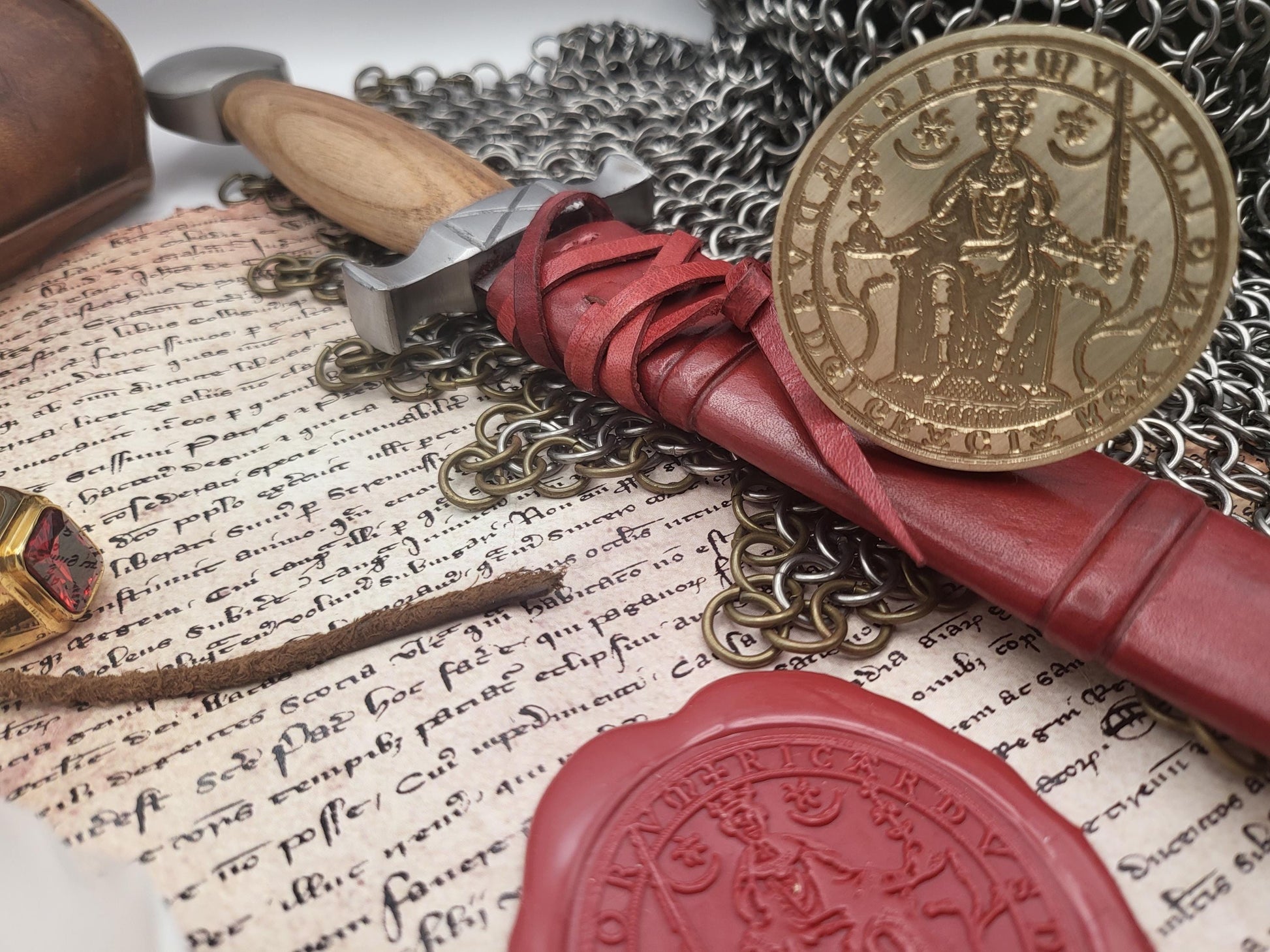 Richard the First "The Lionheart" of England - 12th Century Historical Wax Seal of the Realm