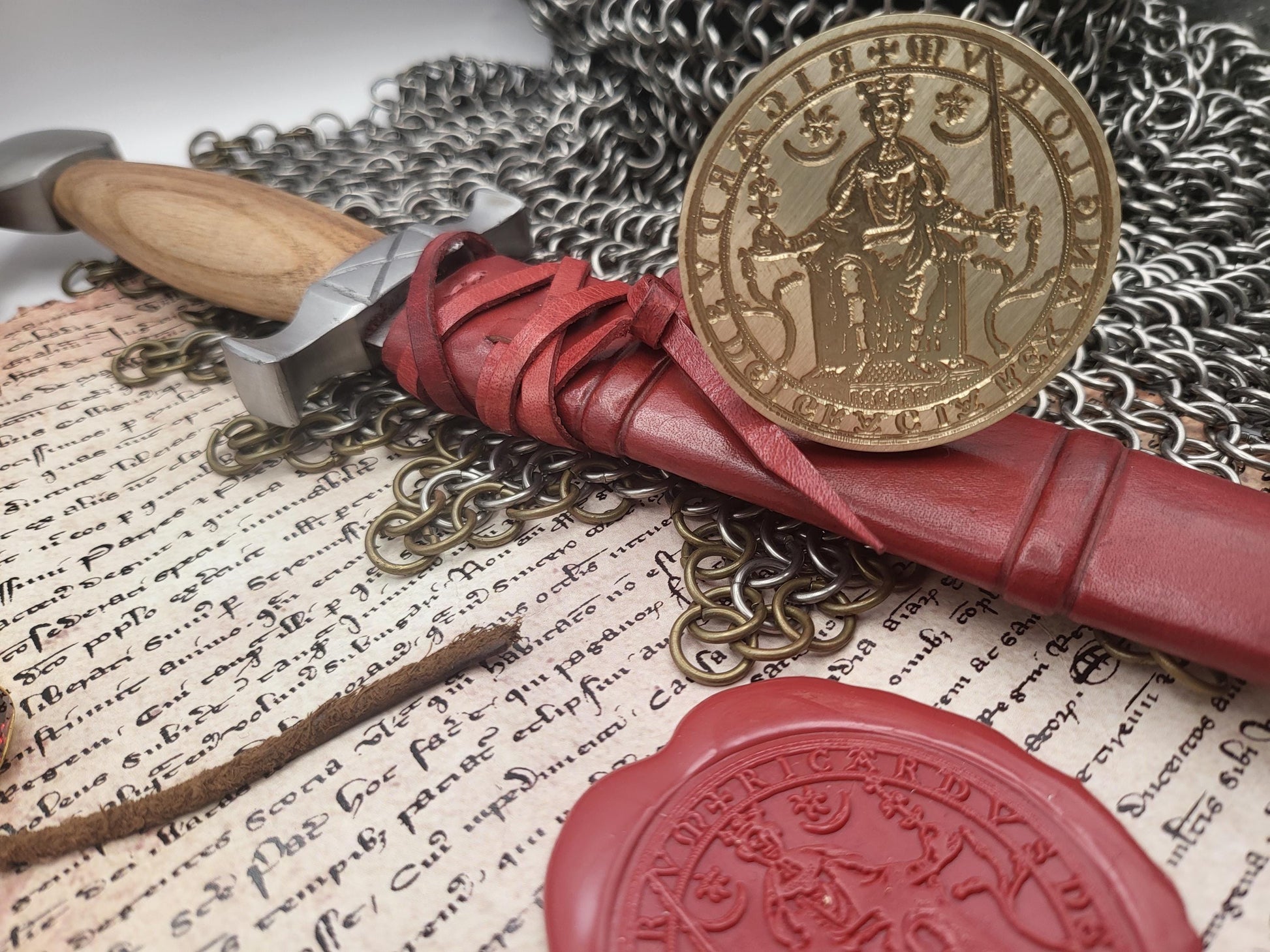 Richard the First "The Lionheart" of England - 12th Century Historical Wax Seal of the Realm