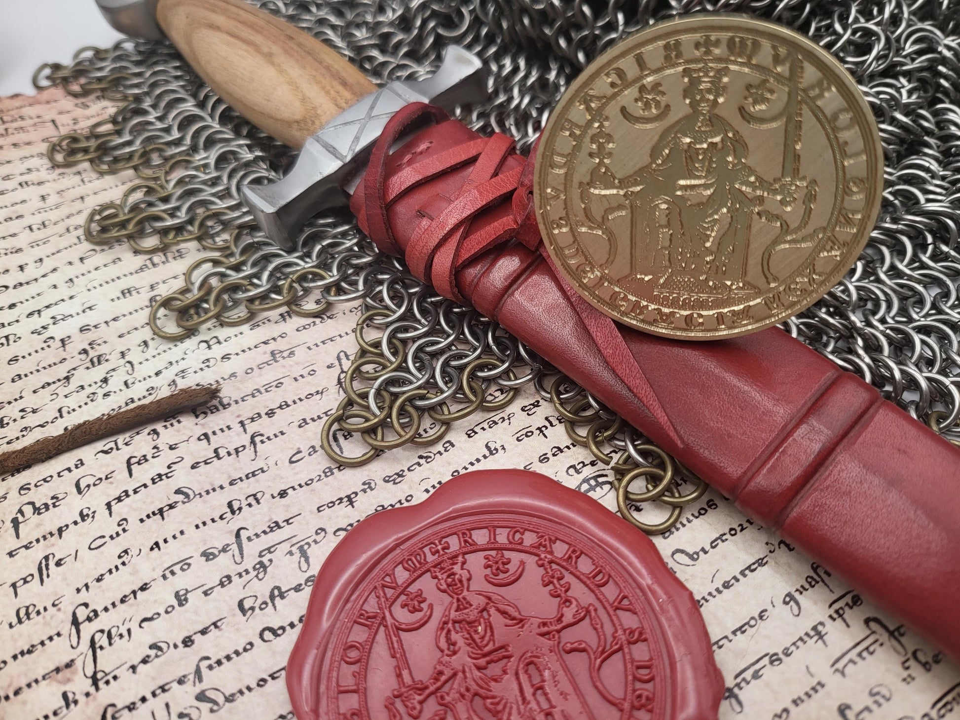 Richard the First "The Lionheart" of England - 12th Century Historical Wax Seal of the Realm