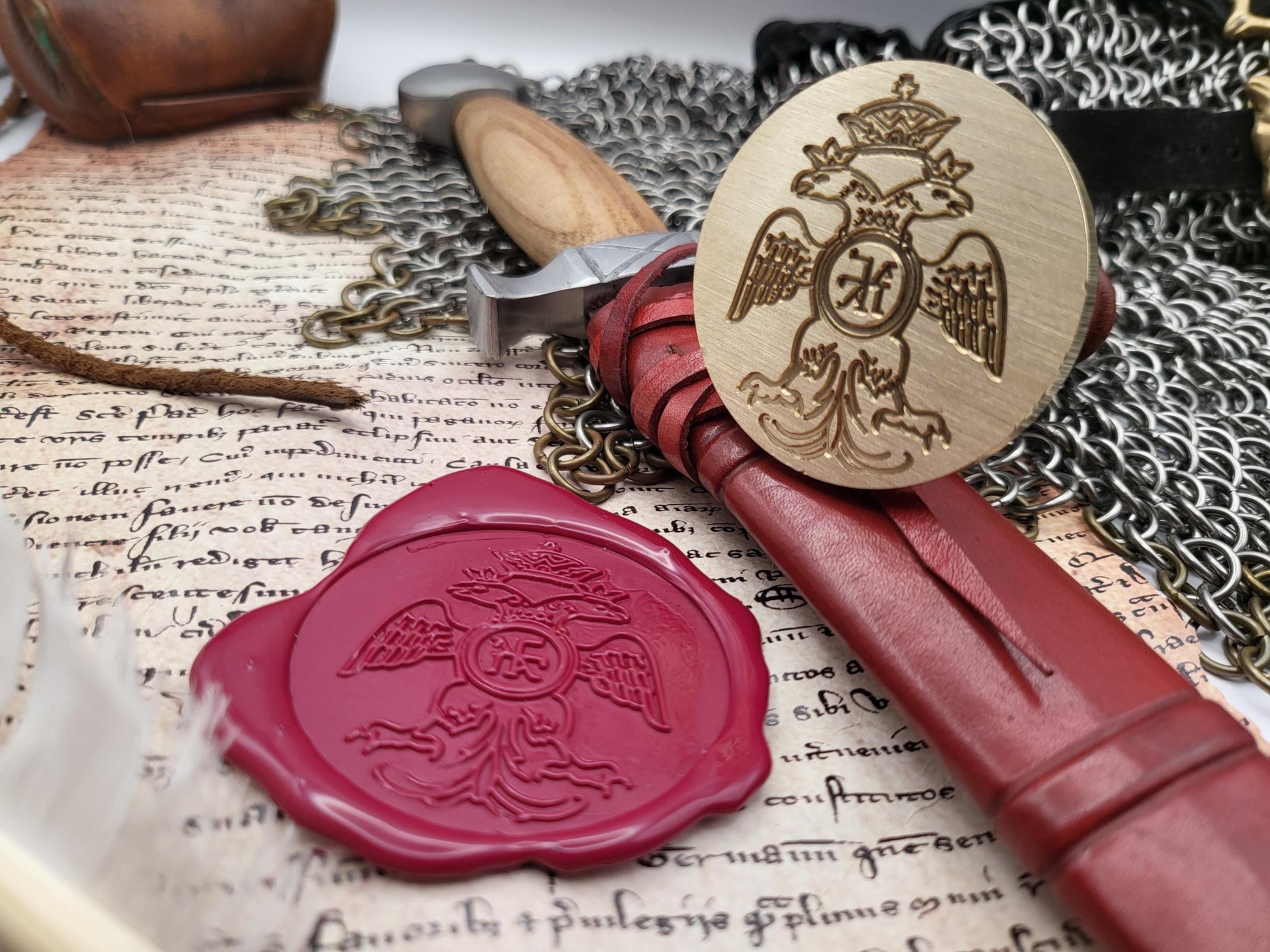 Michael VIII Palaiologos - Byzantine Empire - Historical Wax Seal Stamp from the 13th Century