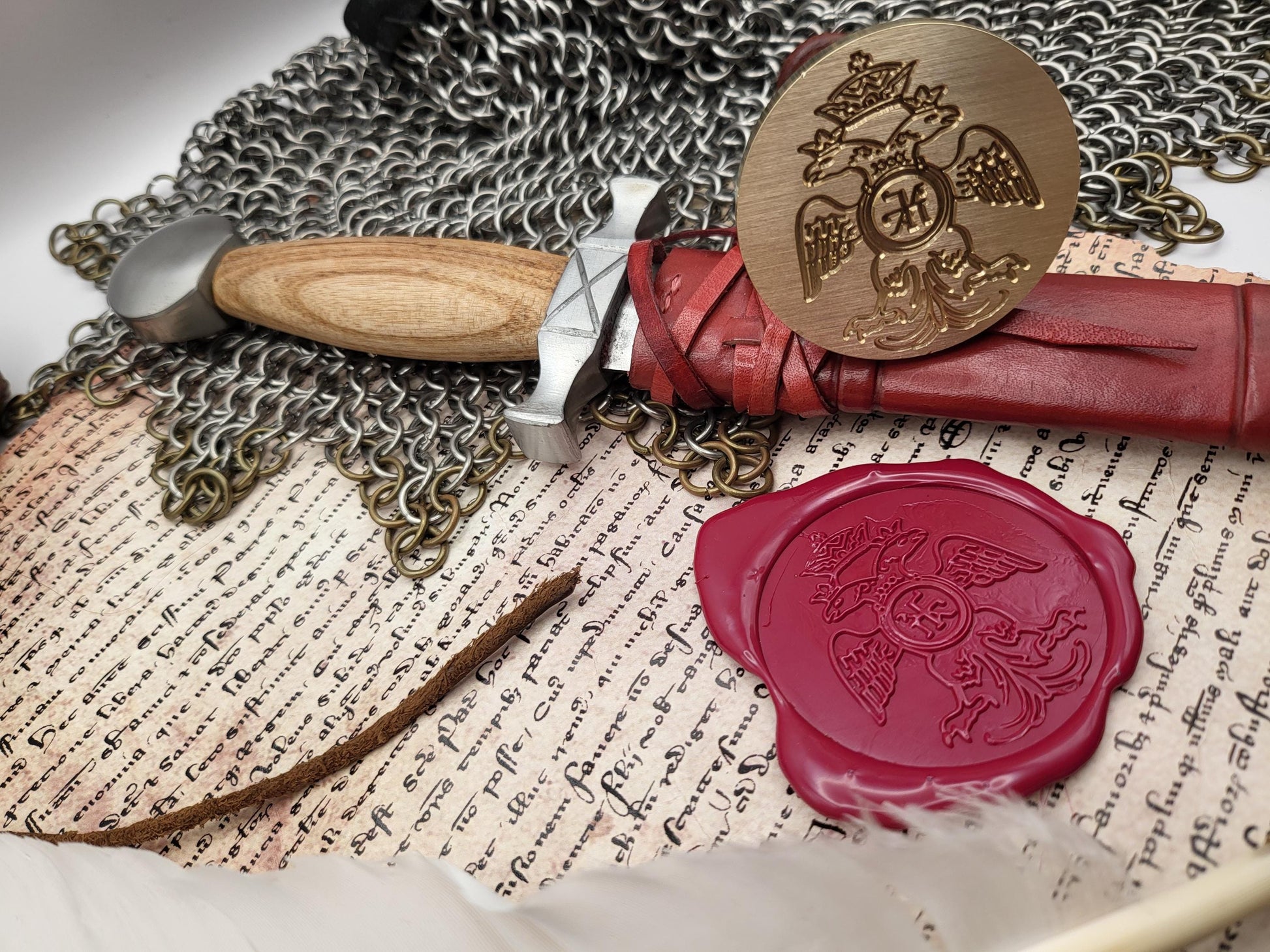 Michael VIII Palaiologos - Byzantine Empire - Historical Wax Seal Stamp from the 13th Century