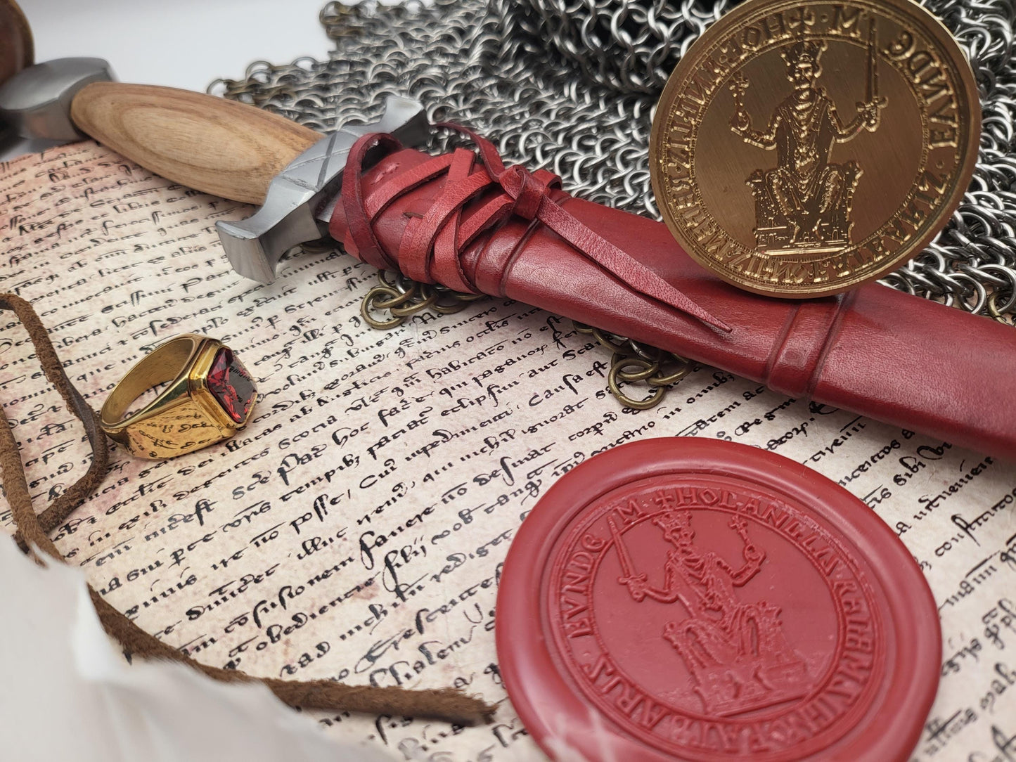 William "the Conqueror", Duke of Normandy - Historical Wax Seal from the 11th Century