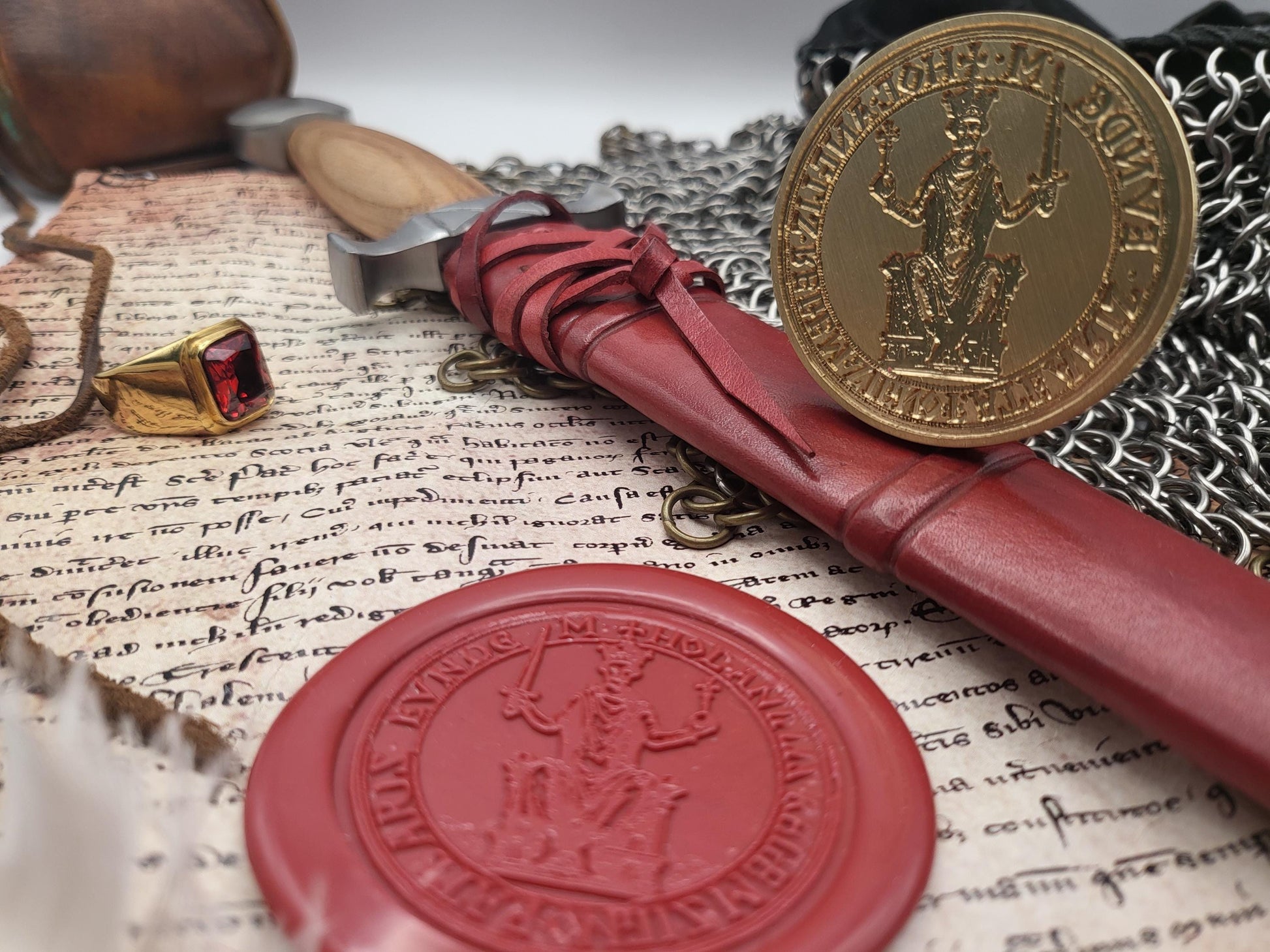 William "the Conqueror", Duke of Normandy - Historical Wax Seal from the 11th Century
