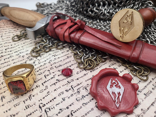 The Elder Scrolls V: Skyrim - Seal of Akatosh - Wax Seal Stamp
