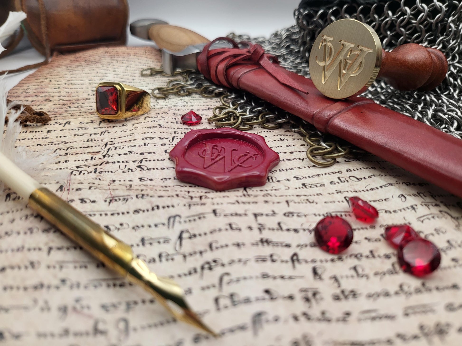 Dutch West India Company - Geoctroyeerde Westindische Compagnie - WIC - Historical Wax Seal from the 17th Century