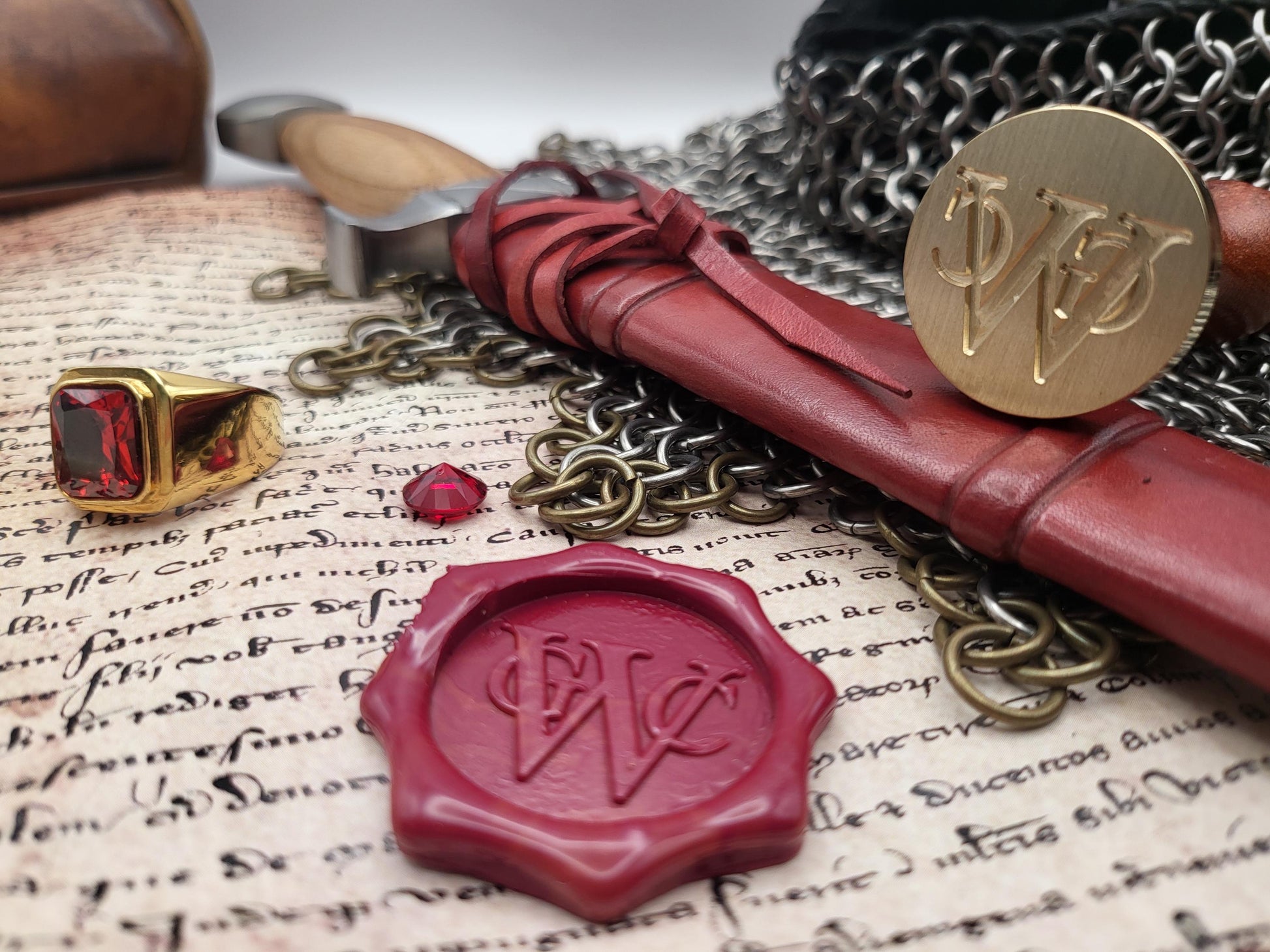Dutch West India Company - Geoctroyeerde Westindische Compagnie - WIC - Historical Wax Seal from the 17th Century