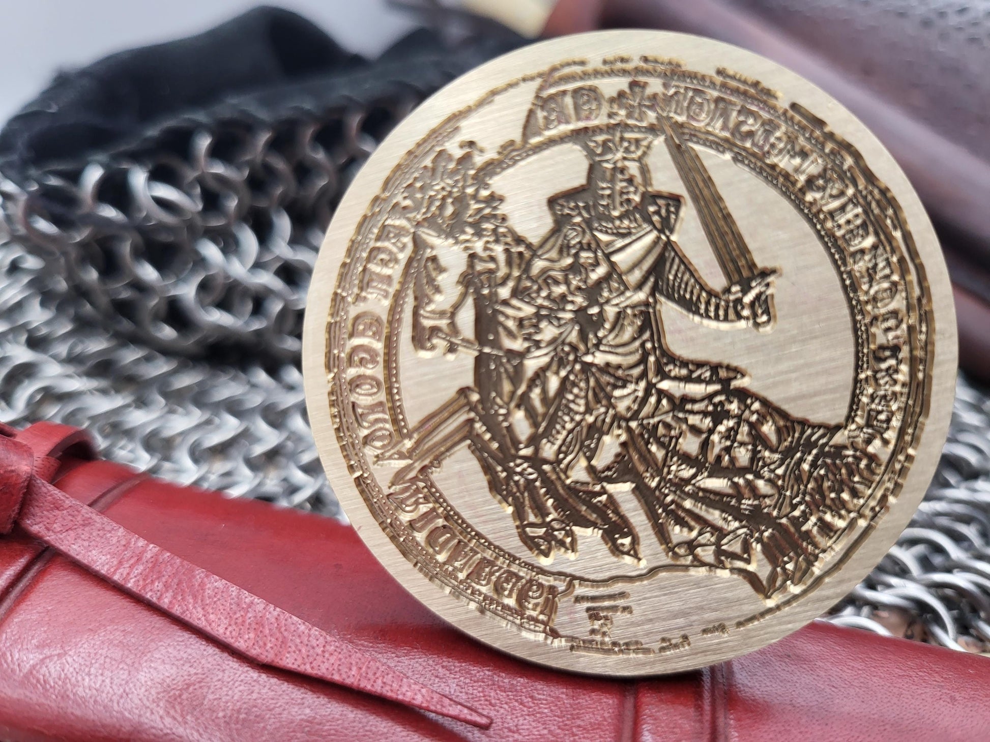 King Eric II of Norway – The Royal Emblem of the Last King of the Fairhair Dynasty - Historical Wax Seal from the 13th Century