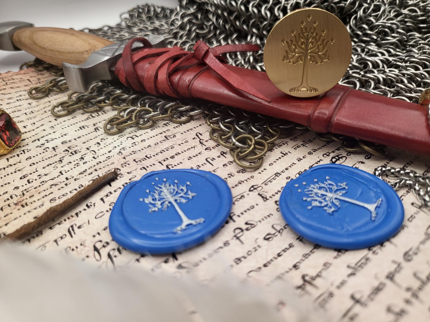 The Lord of the Rings - The White Tree of Gondor - Royal Wax Wedding Seal