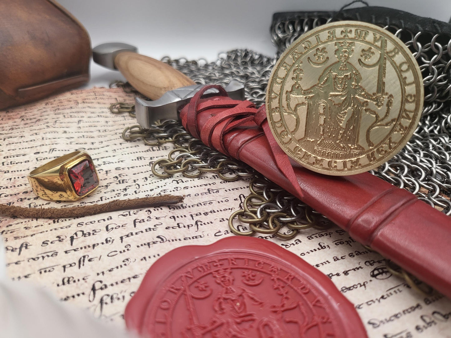 Richard the First "The Lionheart" of England - 12th Century Historical Wax Seal of the Realm
