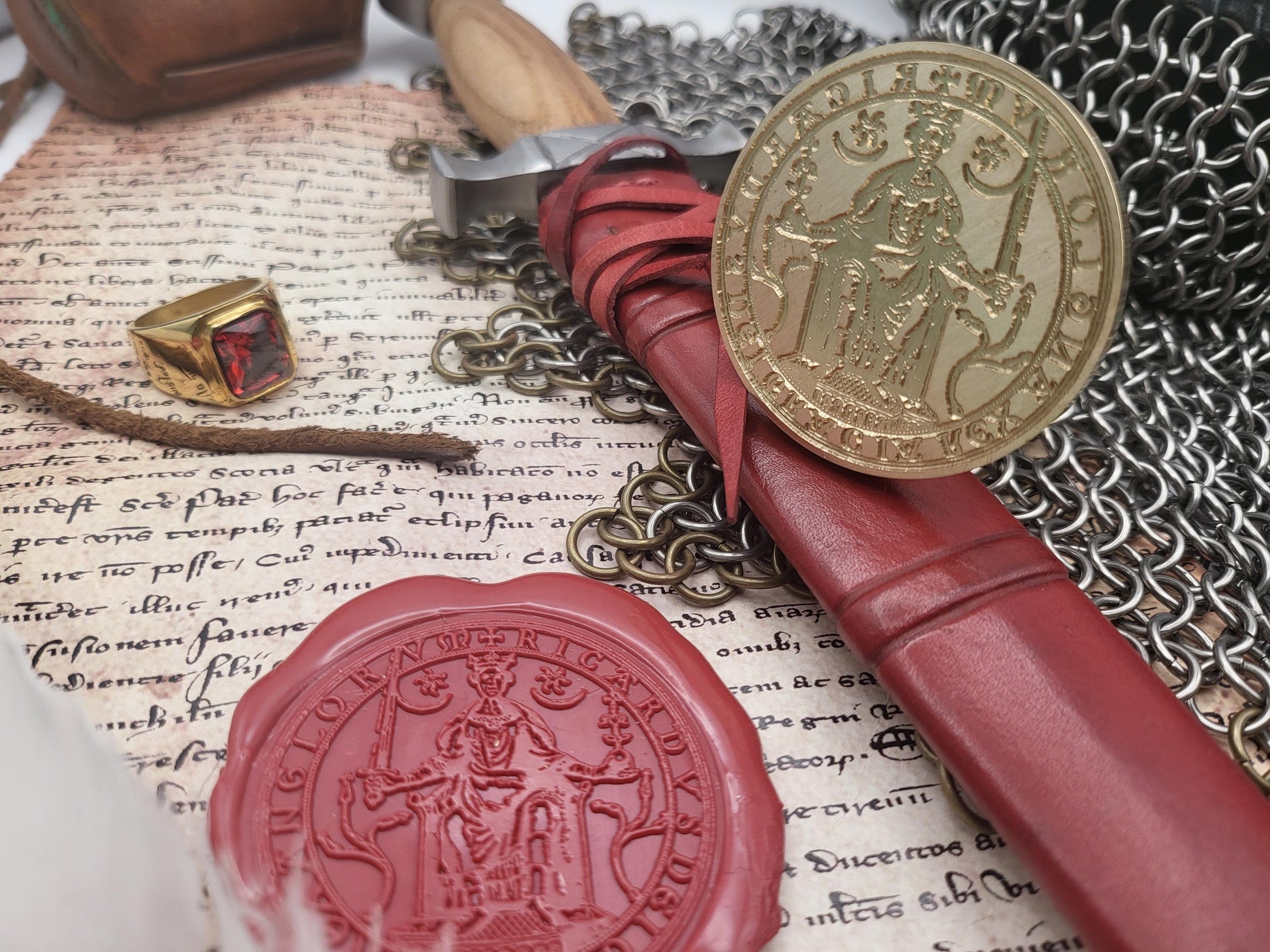 Richard the First "The Lionheart" of England - 12th Century Historical Wax Seal of the Realm