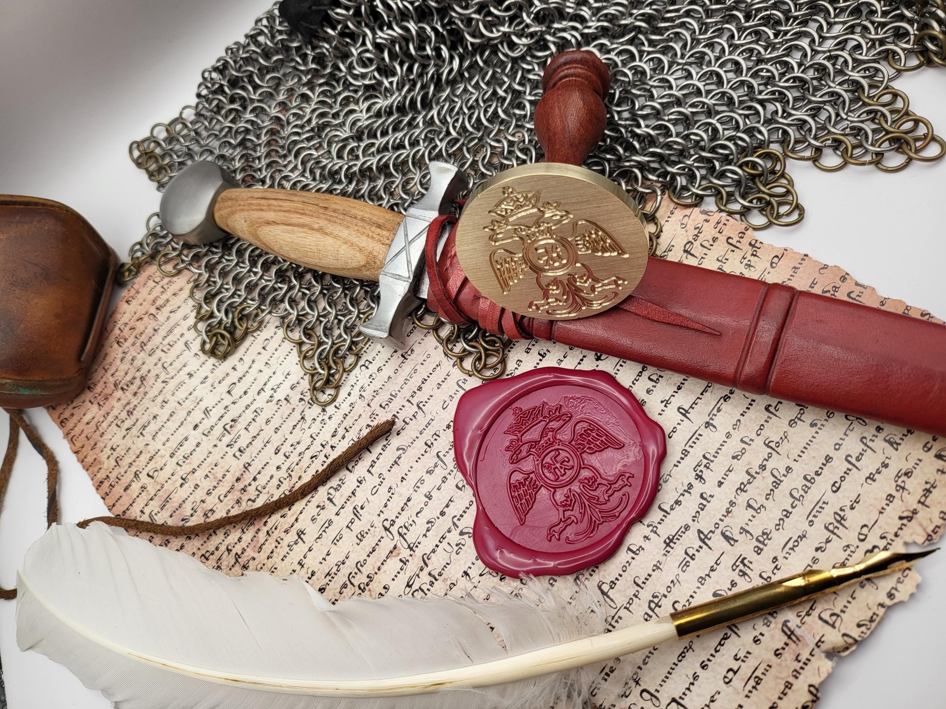 Michael VIII Palaiologos - Byzantine Empire - Historical Wax Seal Stamp from the 13th Century