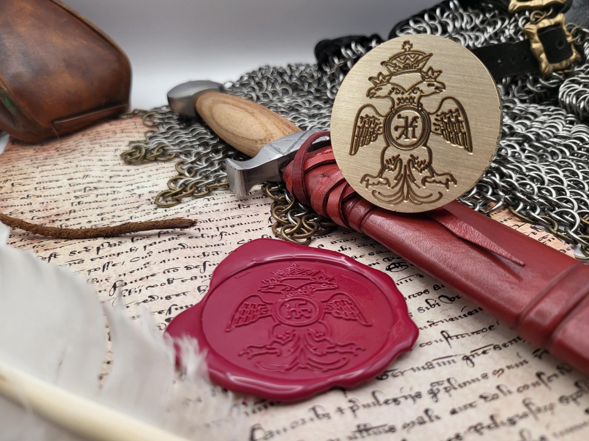 Michael VIII Palaiologos - Byzantine Empire - Historical Wax Seal Stamp from the 13th Century