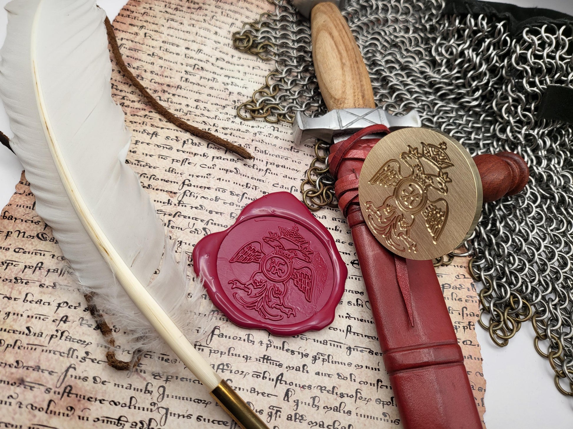 Michael VIII Palaiologos - Byzantine Empire - Historical Wax Seal Stamp from the 13th Century