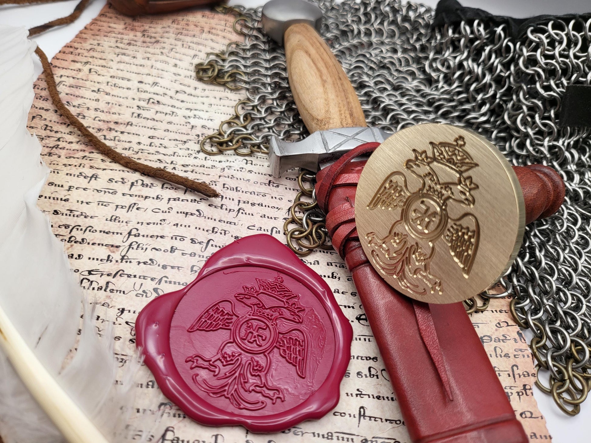 Michael VIII Palaiologos - Byzantine Empire - Historical Wax Seal Stamp from the 13th Century