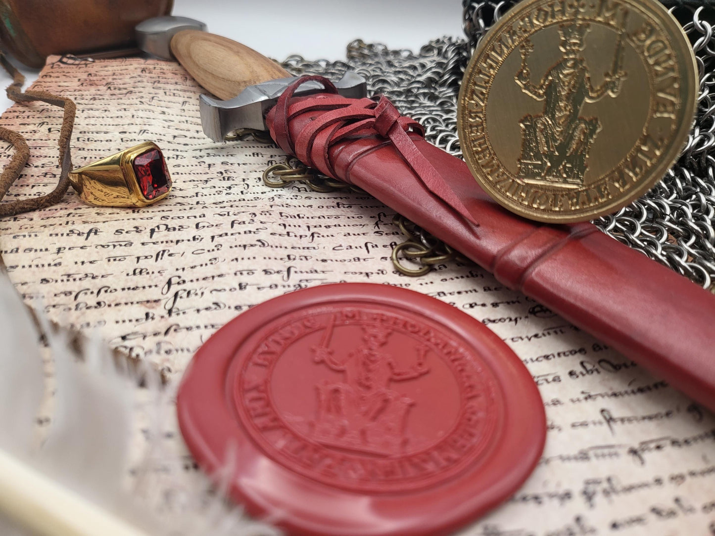 William "the Conqueror", Duke of Normandy - Historical Wax Seal from the 11th Century