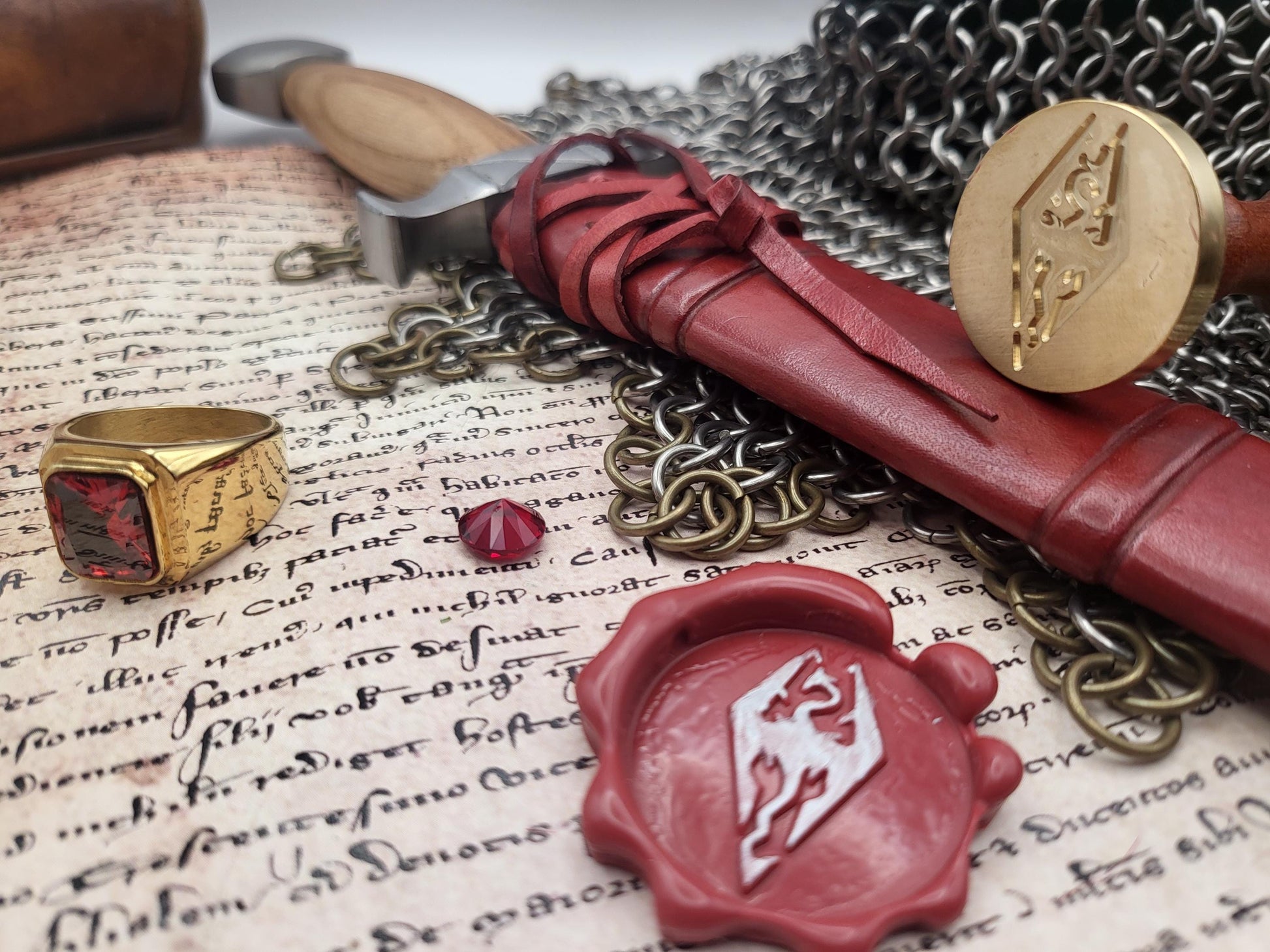 The Elder Scrolls V: Skyrim - Seal of Akatosh - Wax Seal Stamp