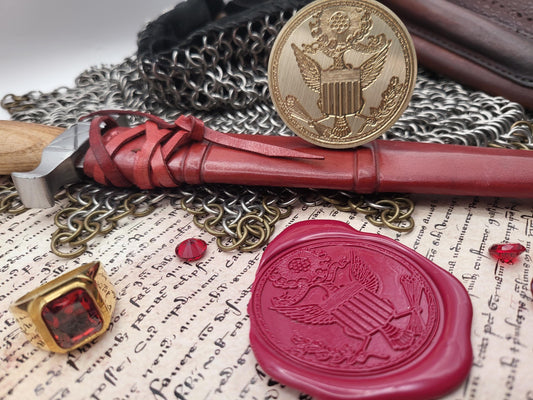 The First Great Seal of the United States of America from 1782 – The Emblem of Liberty and Sovereignty - Wax Seal Stamp