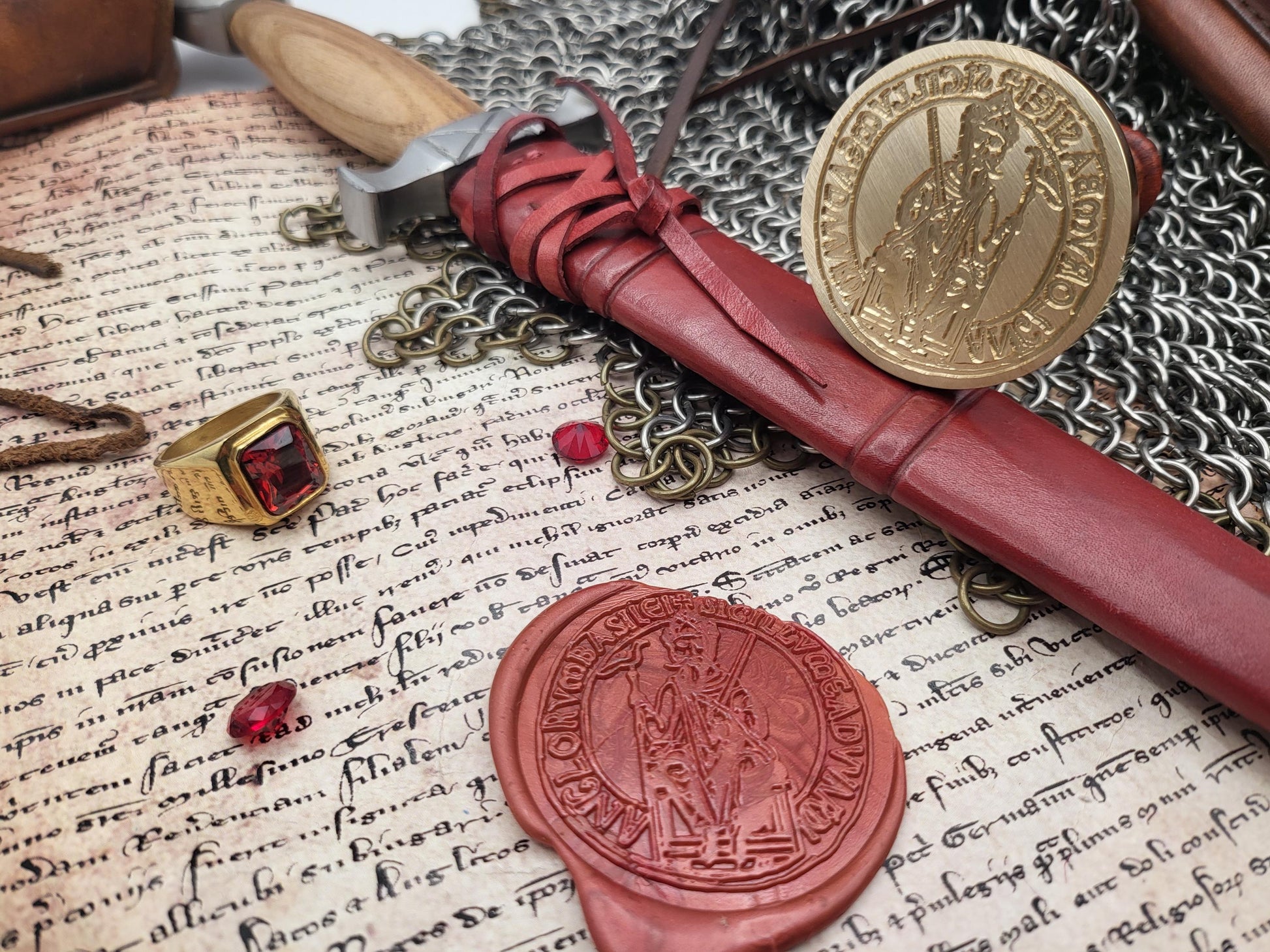 Saint Edward the Confessor, King of England - 11th Century Historical Wax Seal